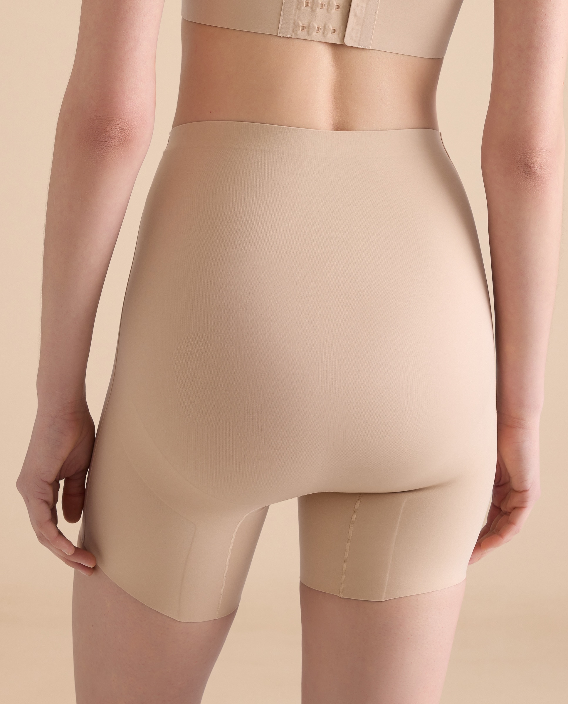 Calças Moldadoras Bege-3