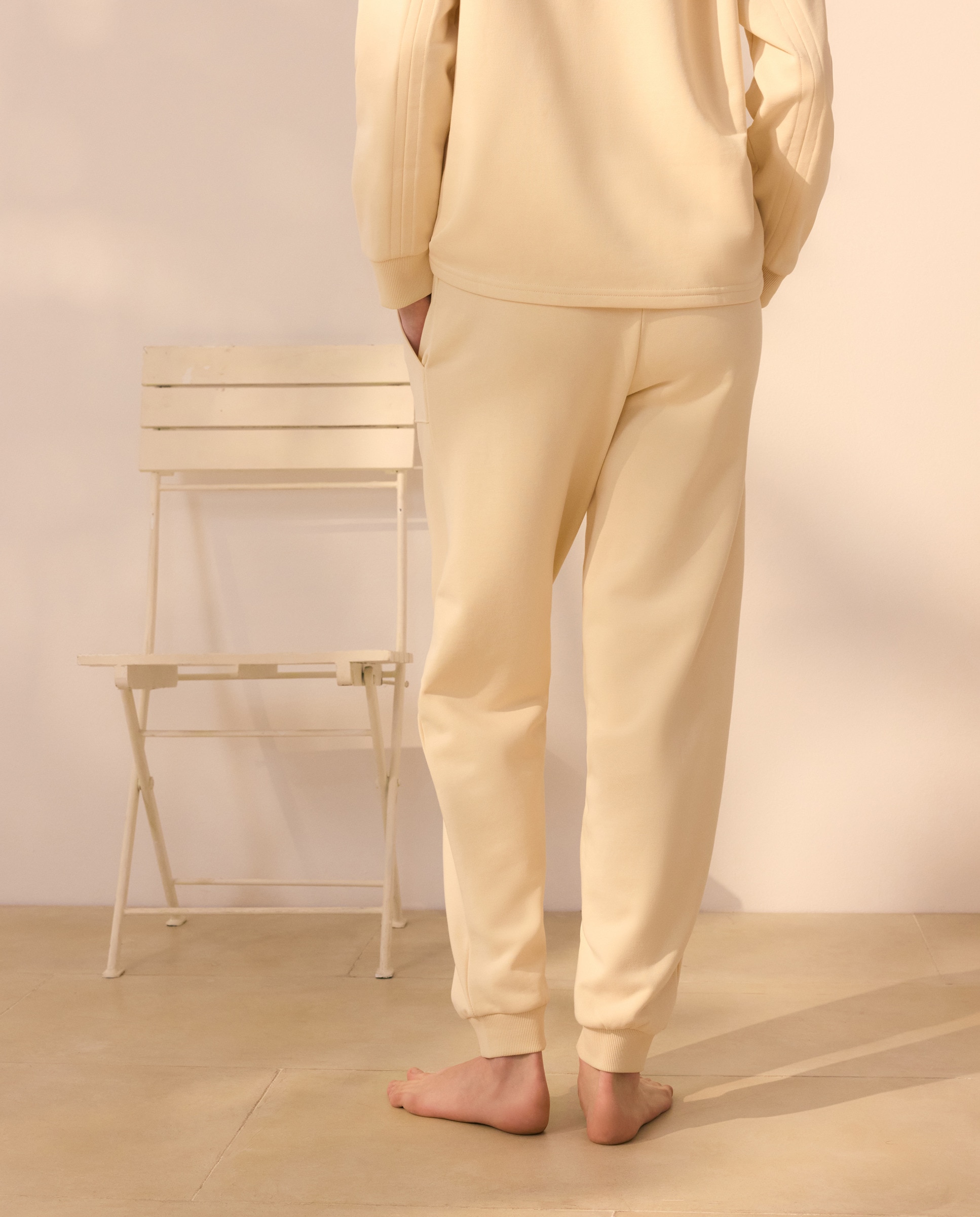 Joggers com Bolsos 120 Cru-3