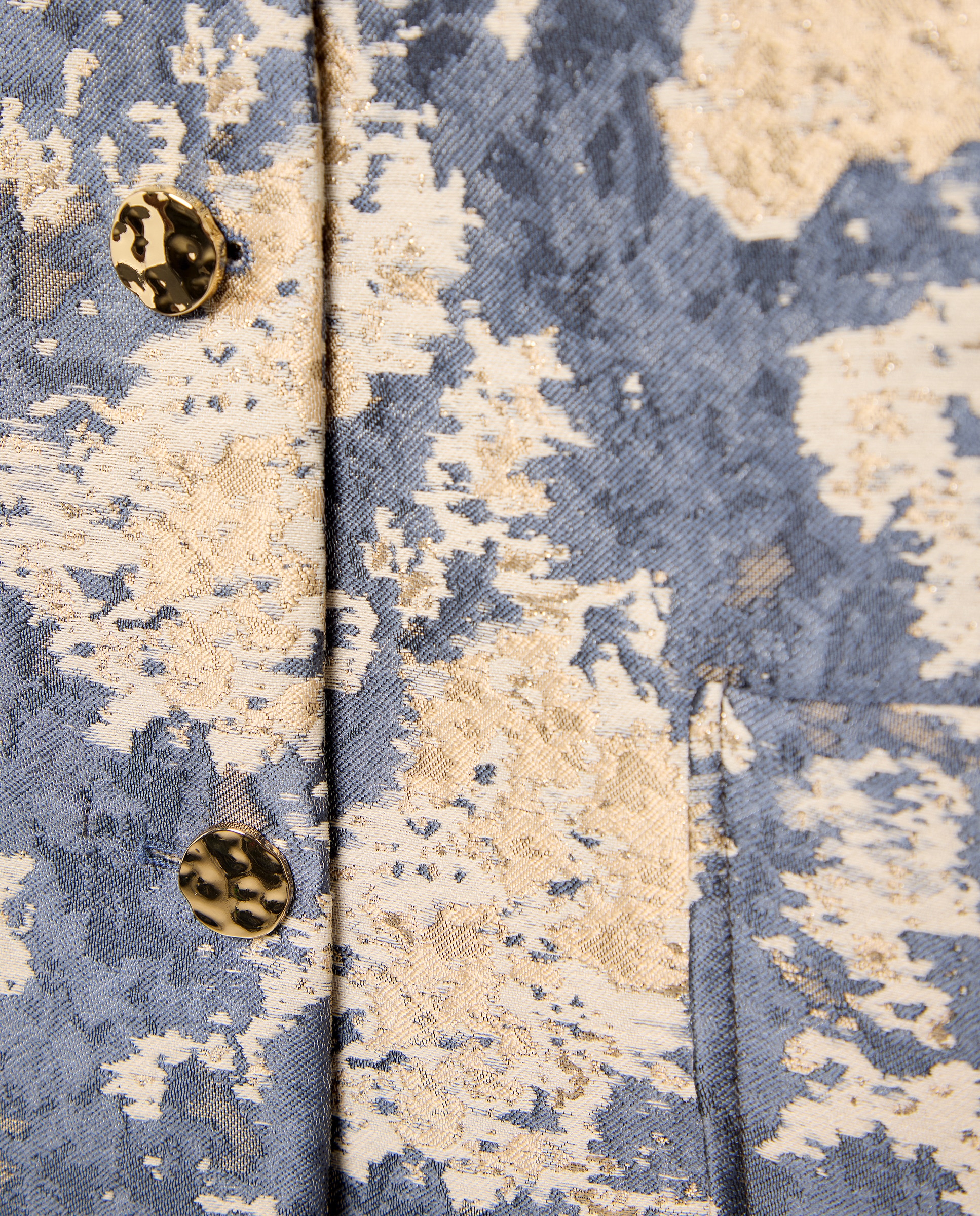 Casaco Jacquard com Manga Comprida Cinzento-5