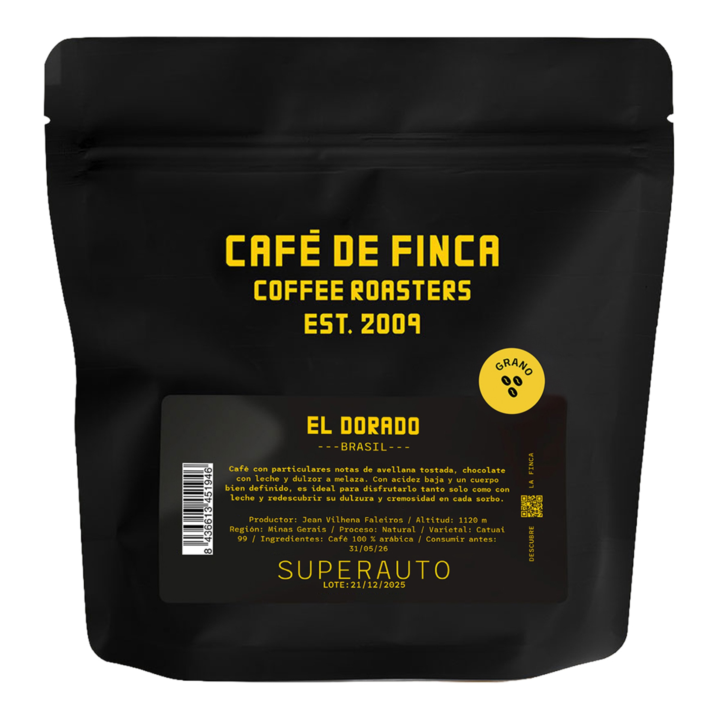 Café en grano El Dorado Brasil Café de Finca 1