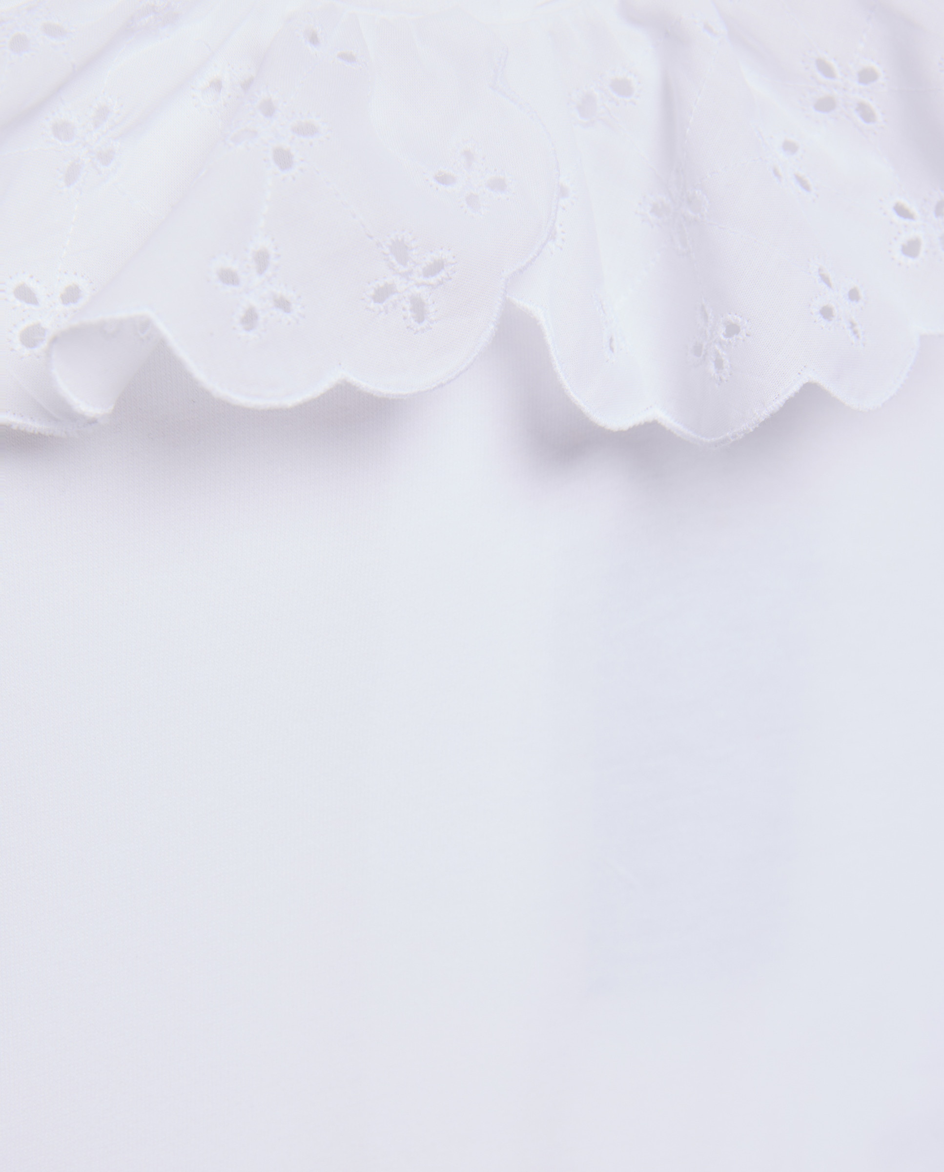 Body de Bebé com Manga Curta e Babete Grande Coconut El Corte Inglés Branco-3