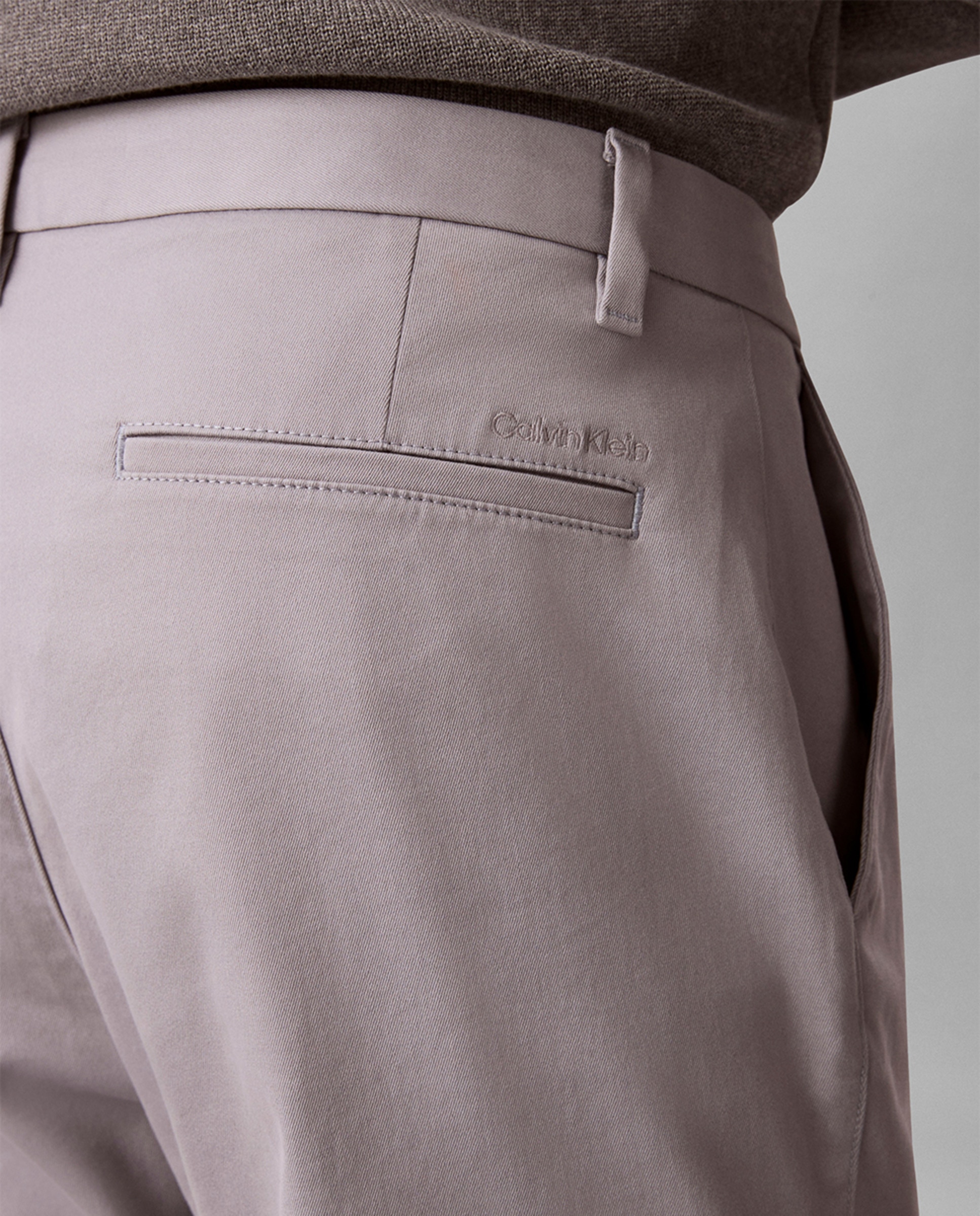 Calças Chino Slim Stretch Cinzento-claro-4