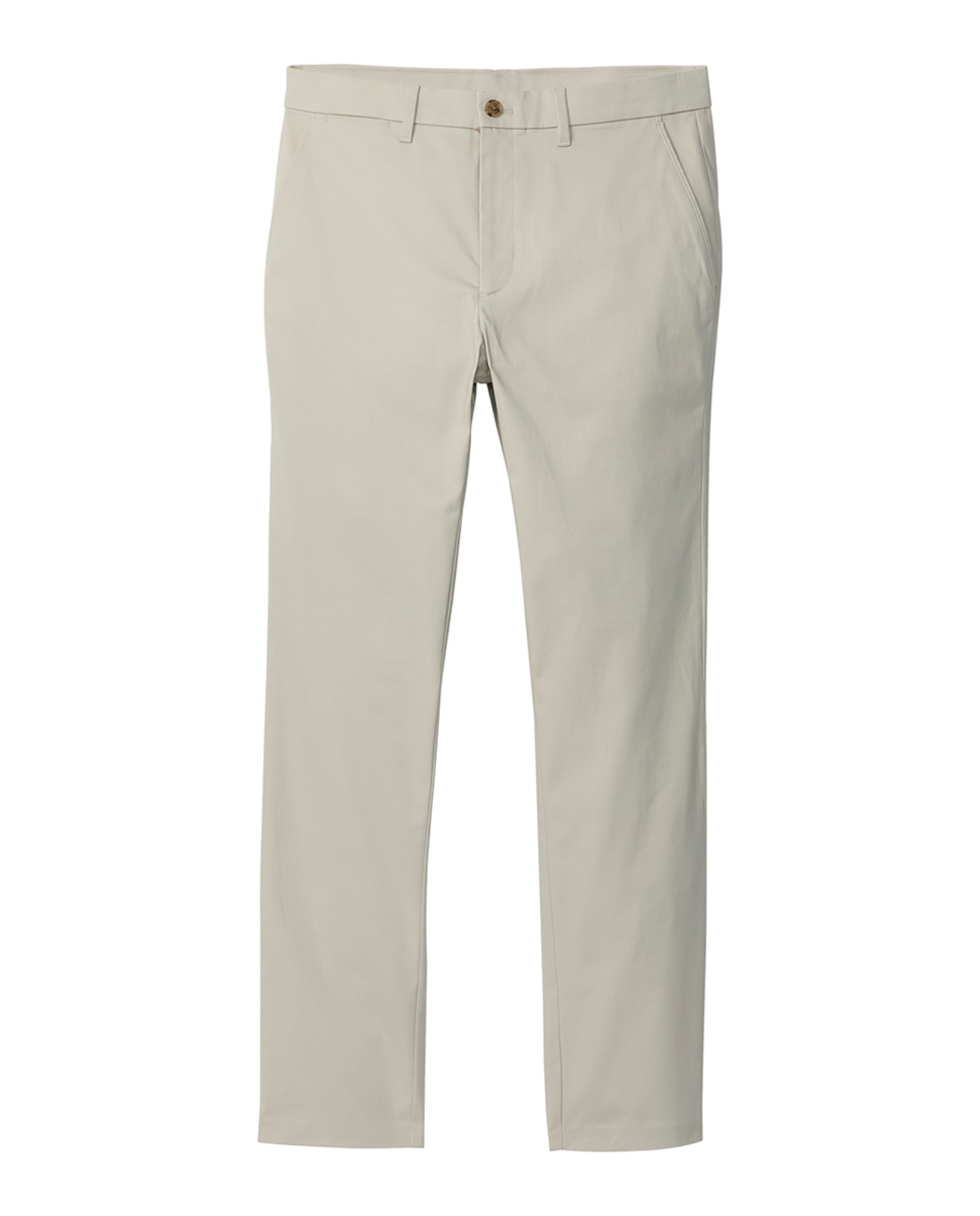 Calças Chino Acetinadas Justas Cinzento-claro-5