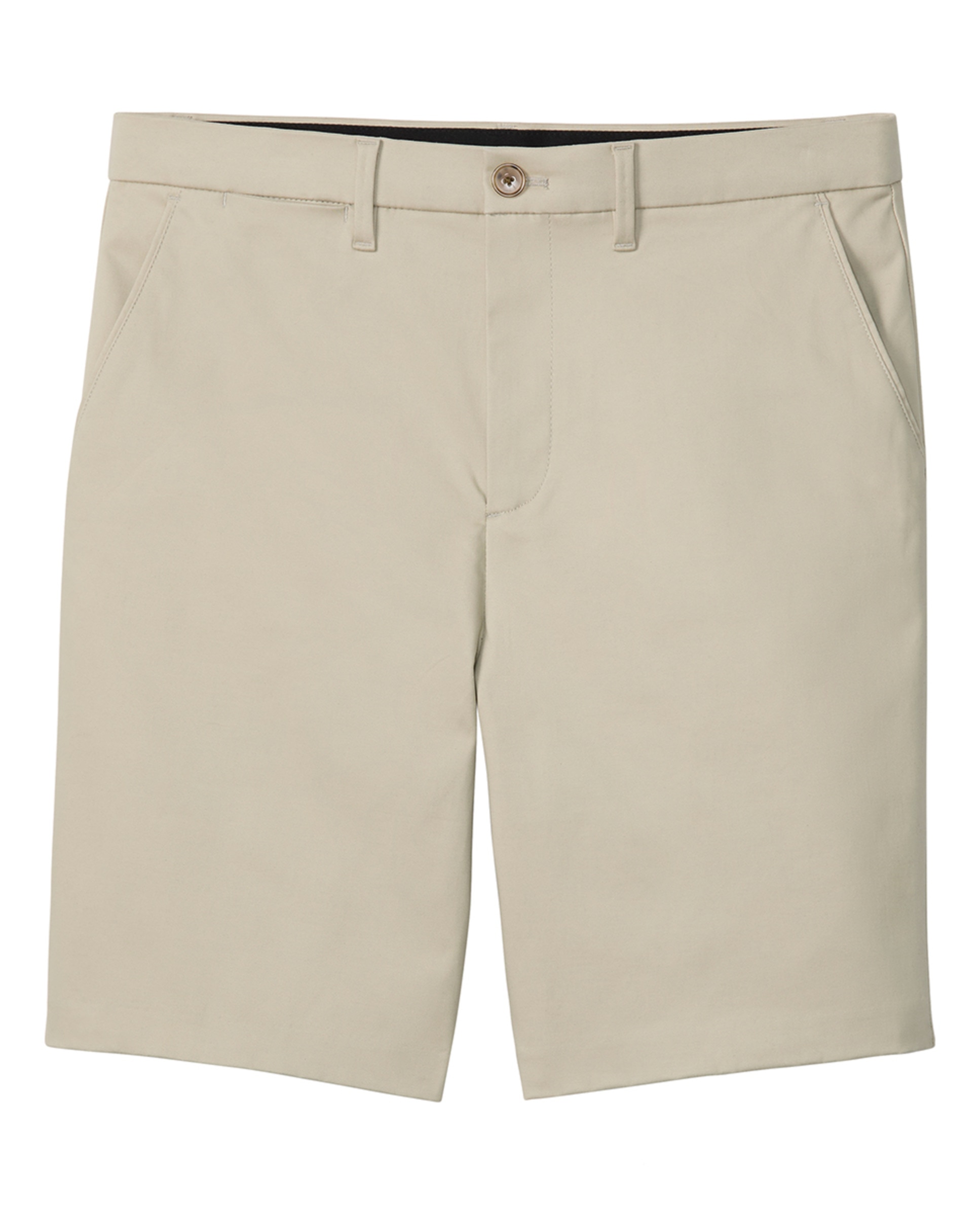 Calções Chino Acetinados Cinzento-claro-5