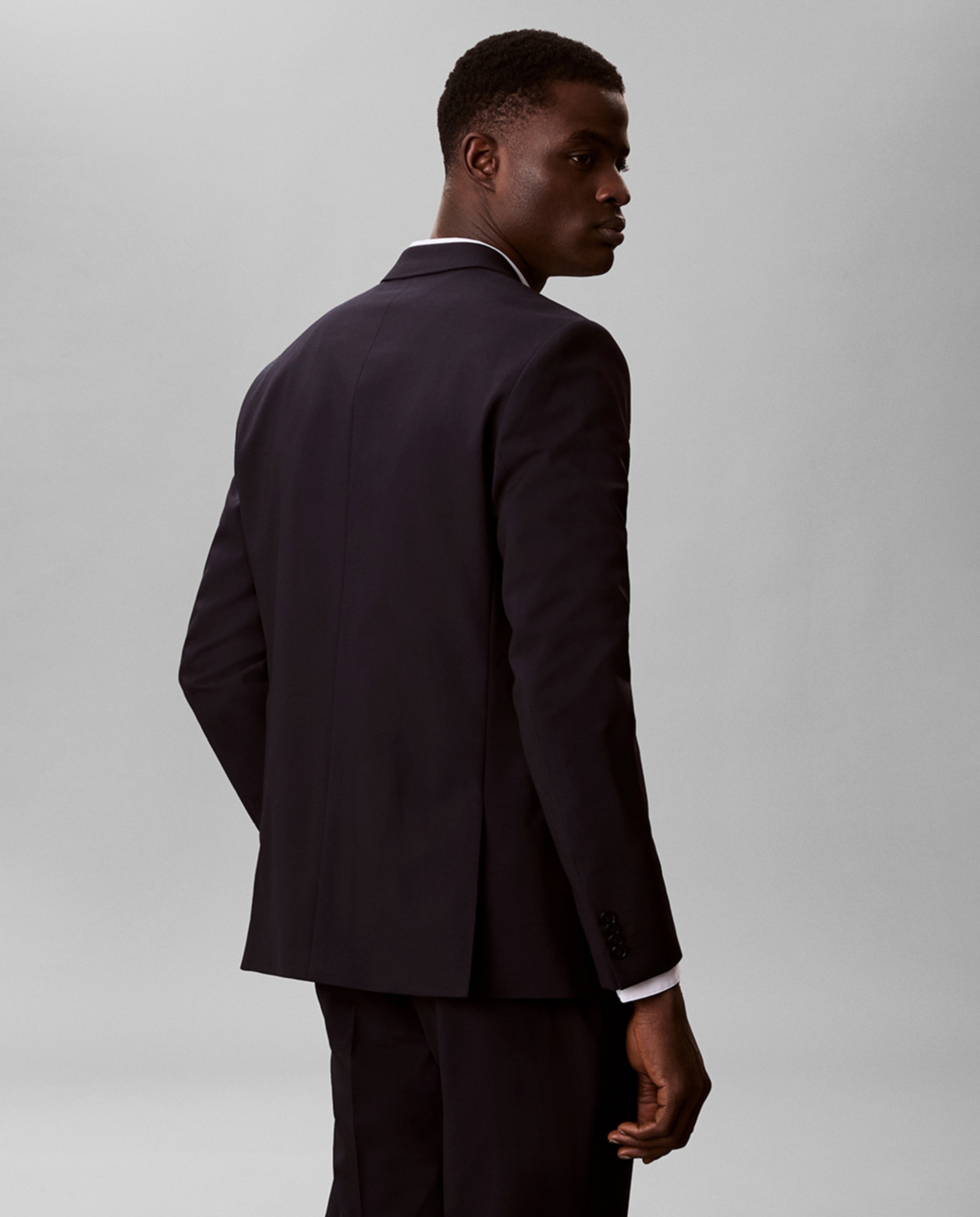Americana de traje Hombre fit classic - Calvin Klein - Azul marino Azul marino-2