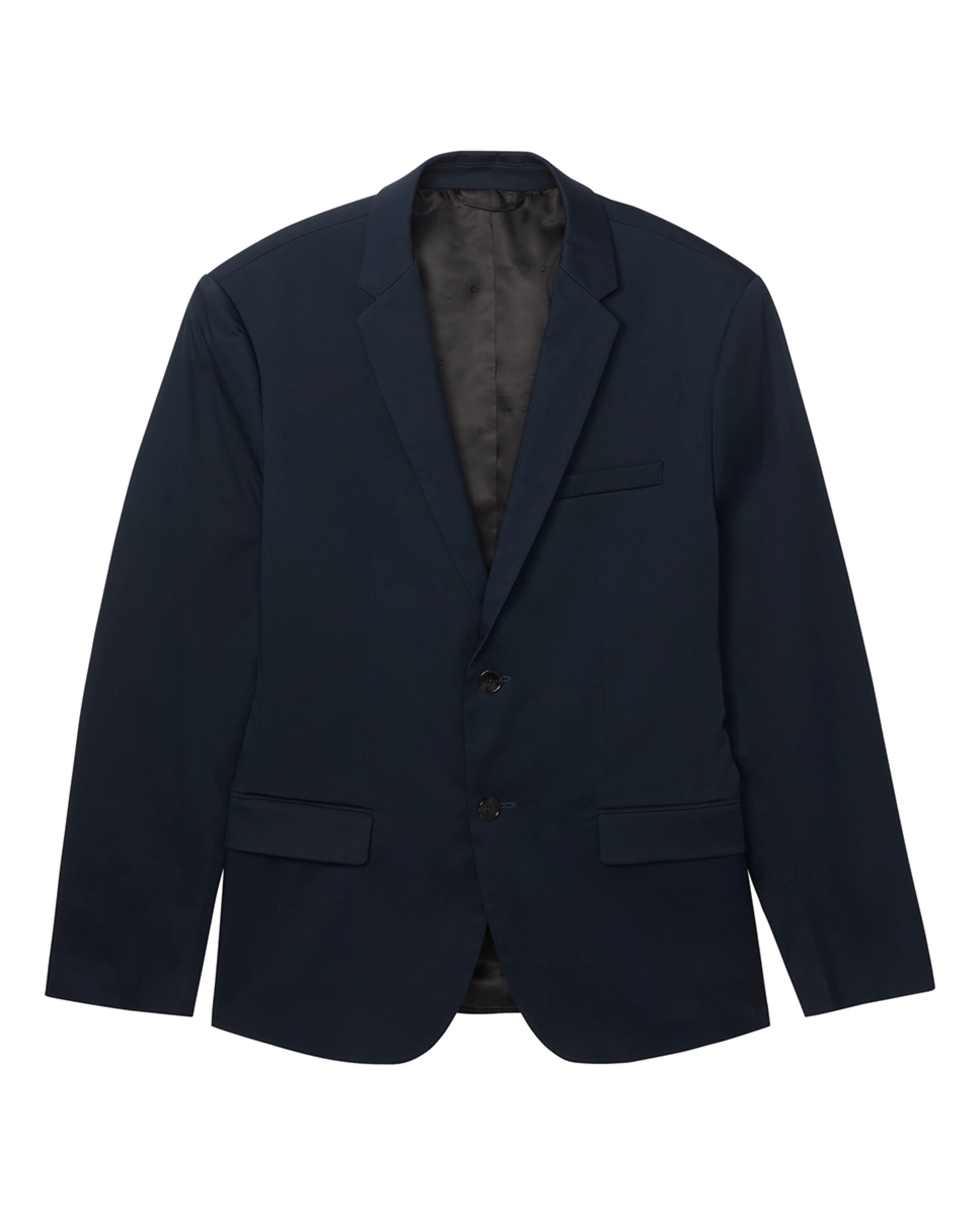 Blazer Acetinado Azul-marinho-4