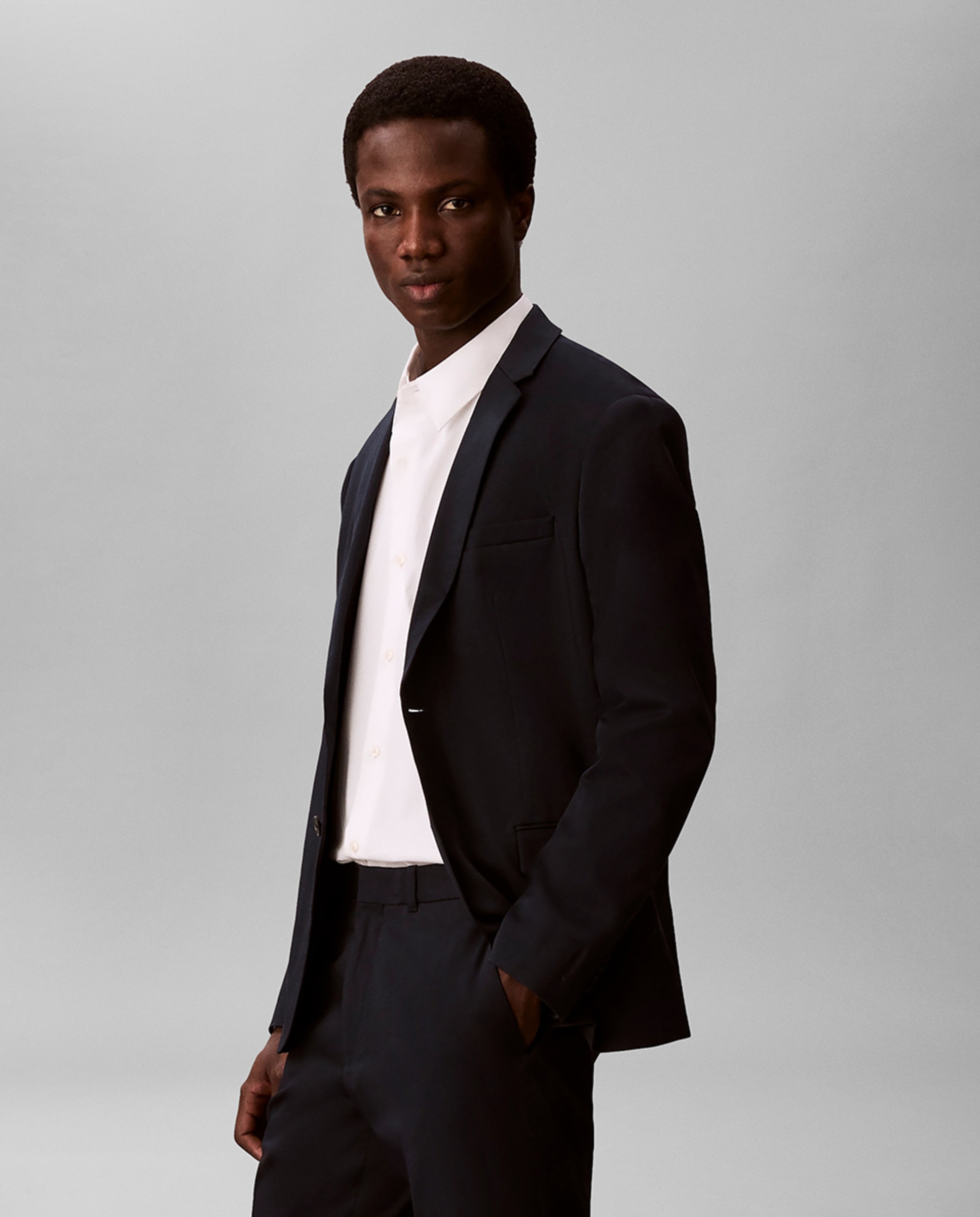 Blazer Acetinado Azul-marinho-3