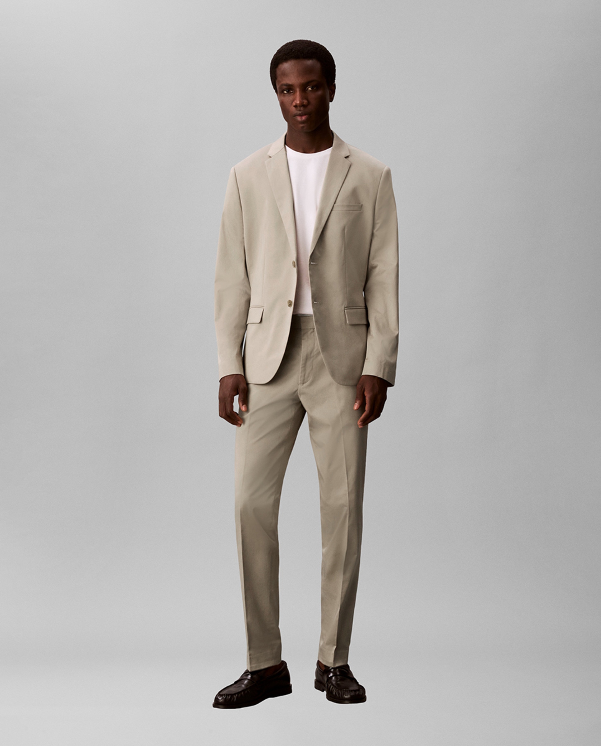 Blazer Acetinado Bege-5