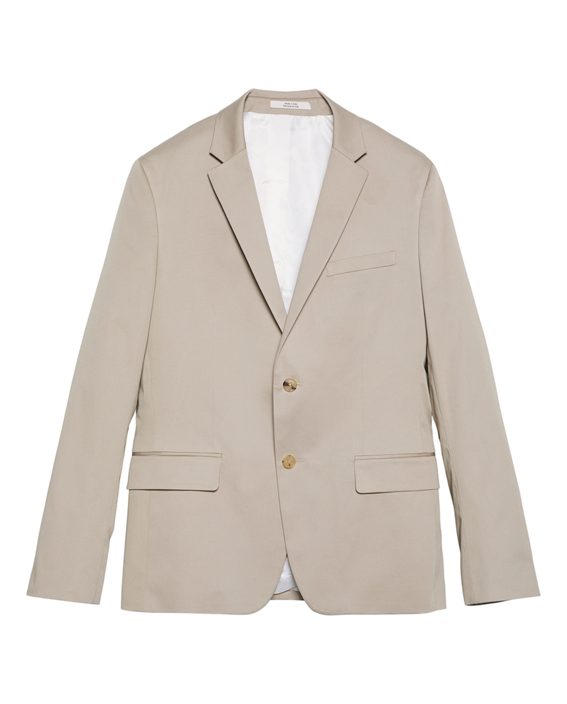 Blazer Acetinado Bege-4