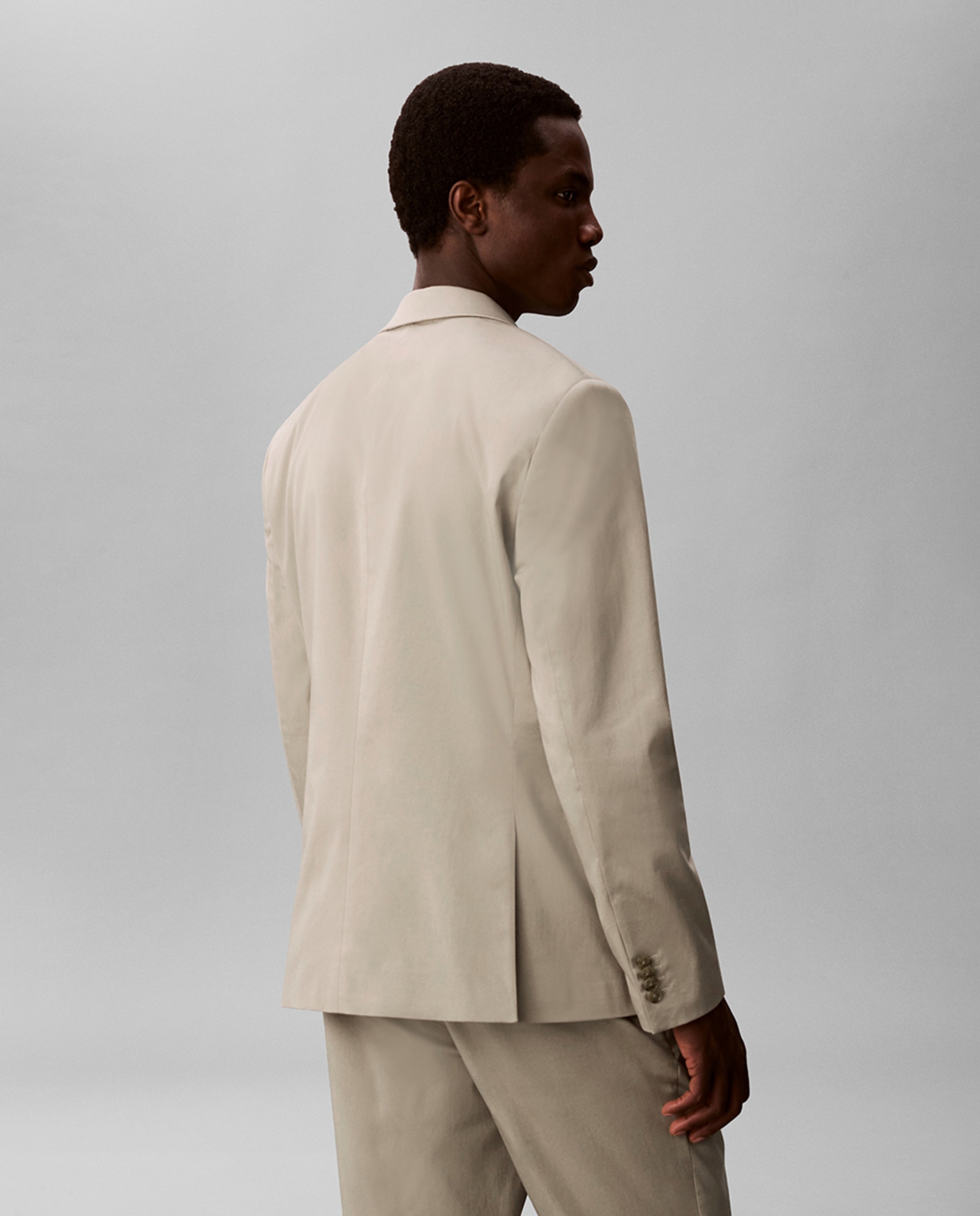 Blazer Acetinado Bege-2