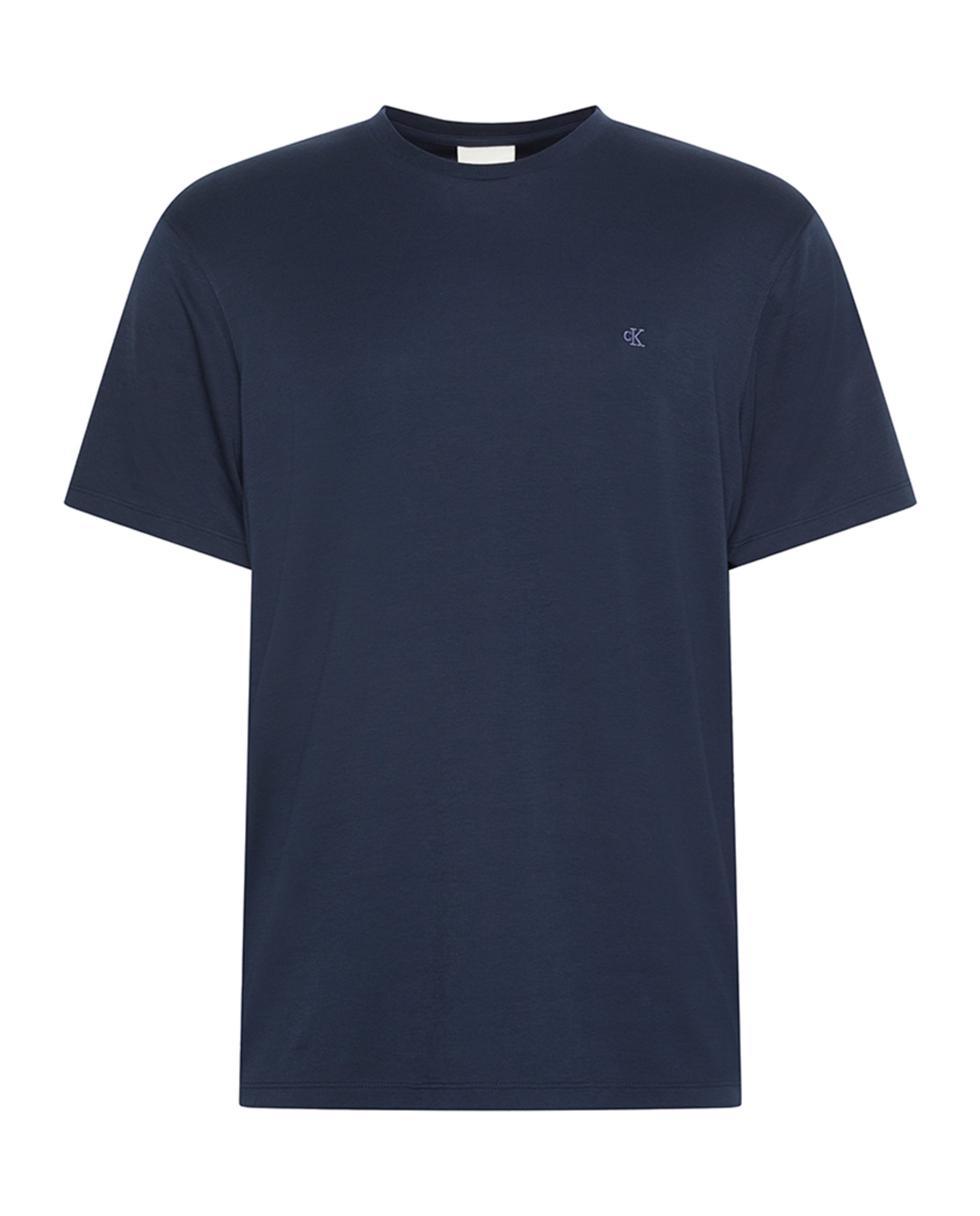 T-shirt com Logótipo Bordado Azul-marinho-6