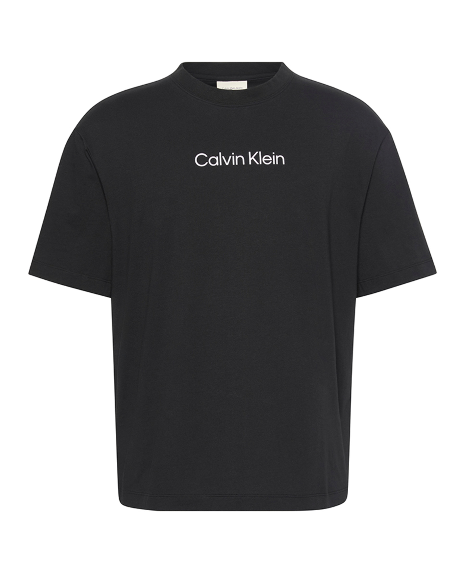 T-shirt com Logótipo Estampado Preto-6