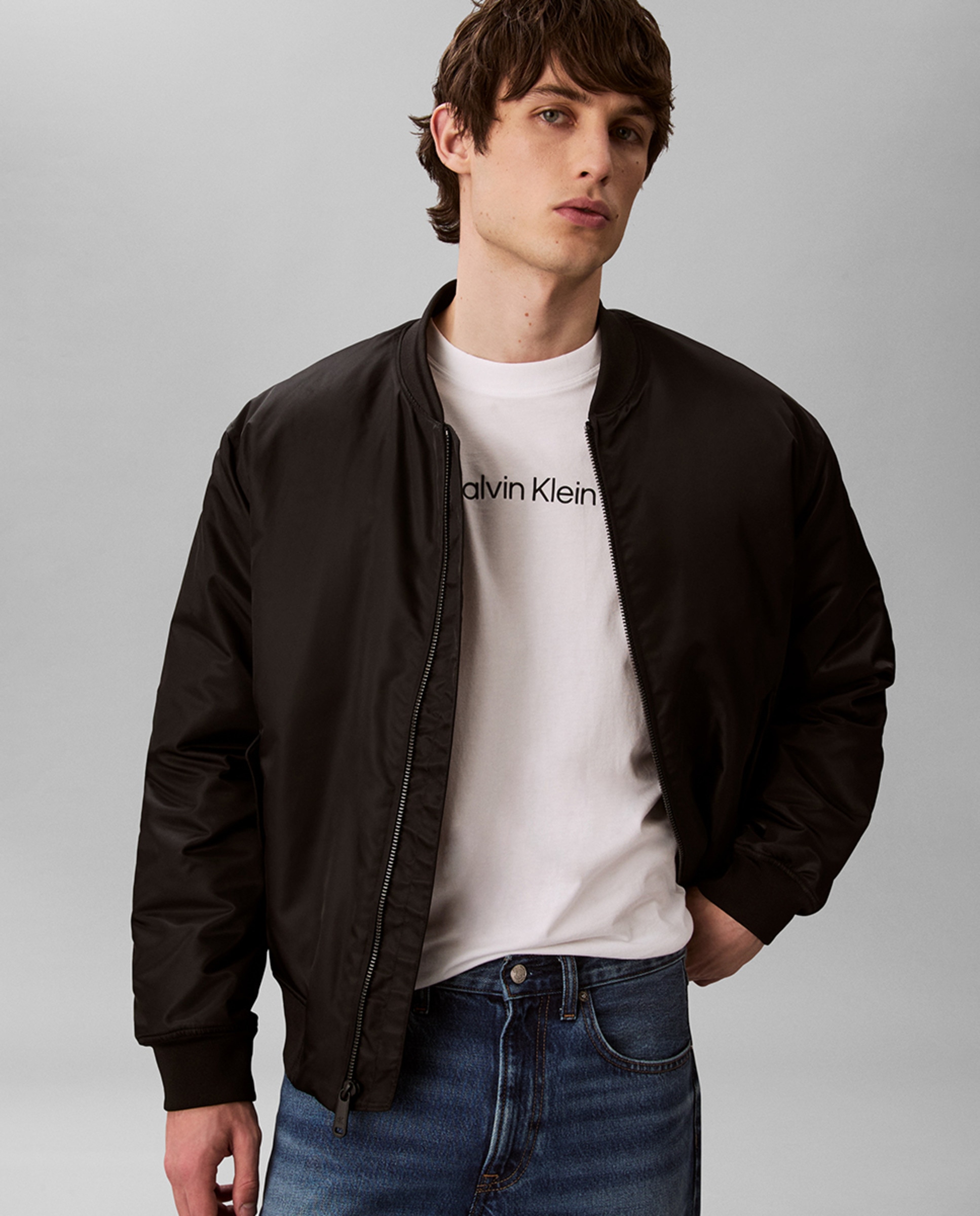 T-shirt com Logótipo Estampado Branco-3