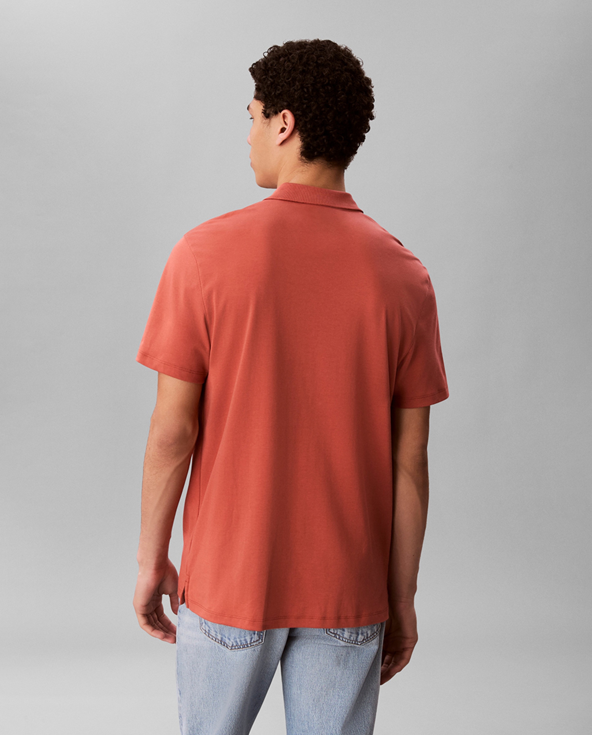 Polo Supima com Logótipo Rosa-2