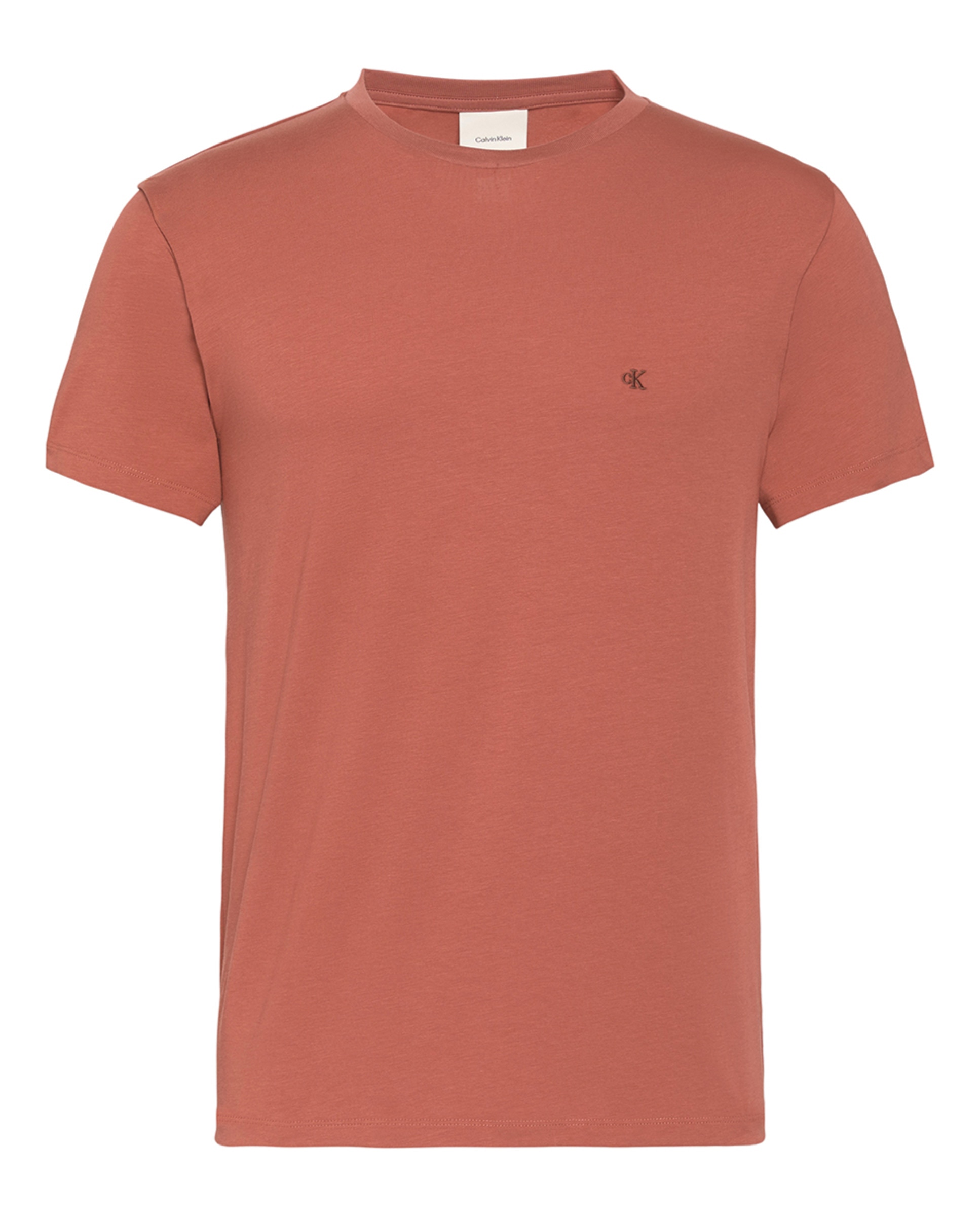 T-shirt Justa com Logótipo Rosa-4