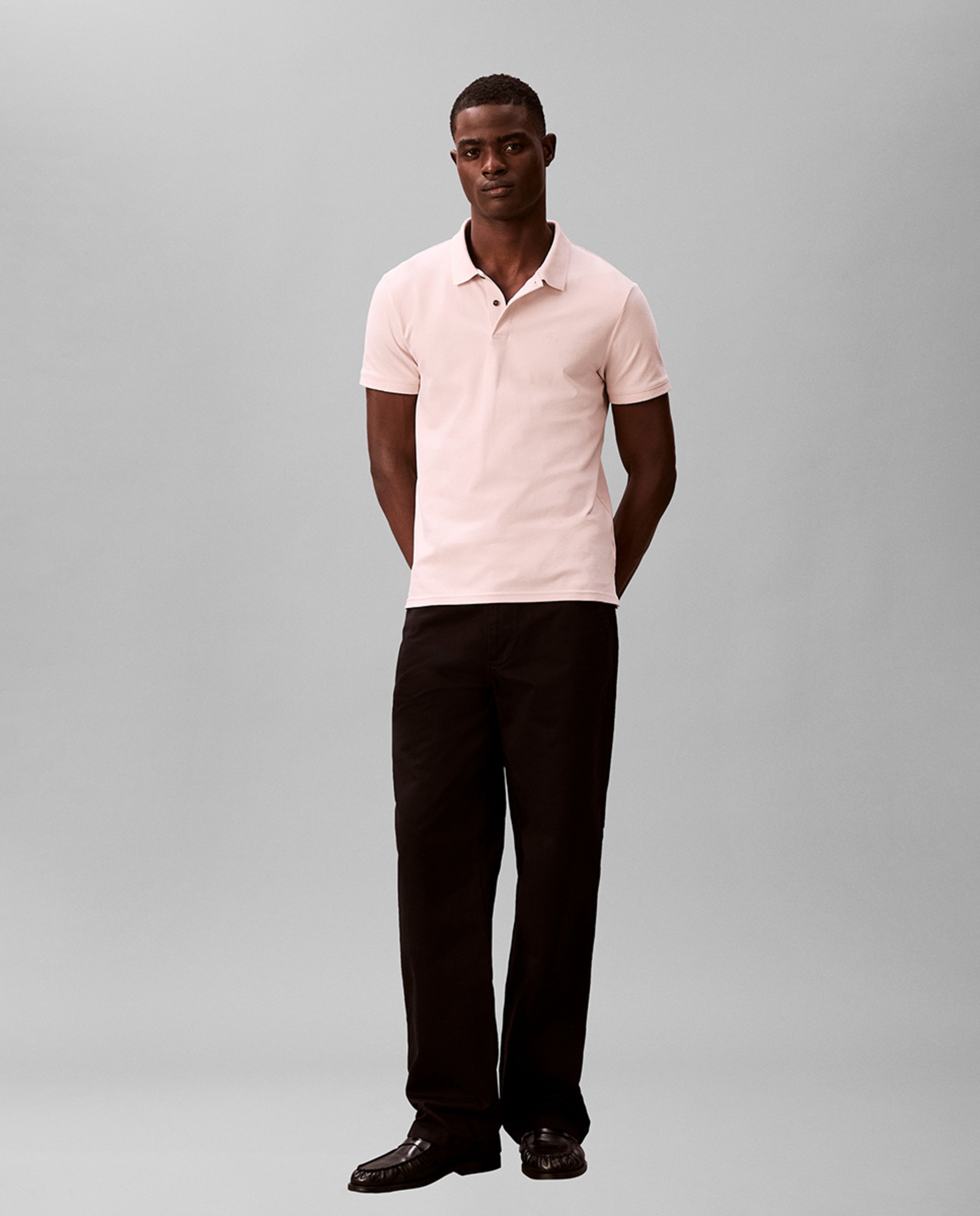 Polo de Piqué Justo Rosa-5
