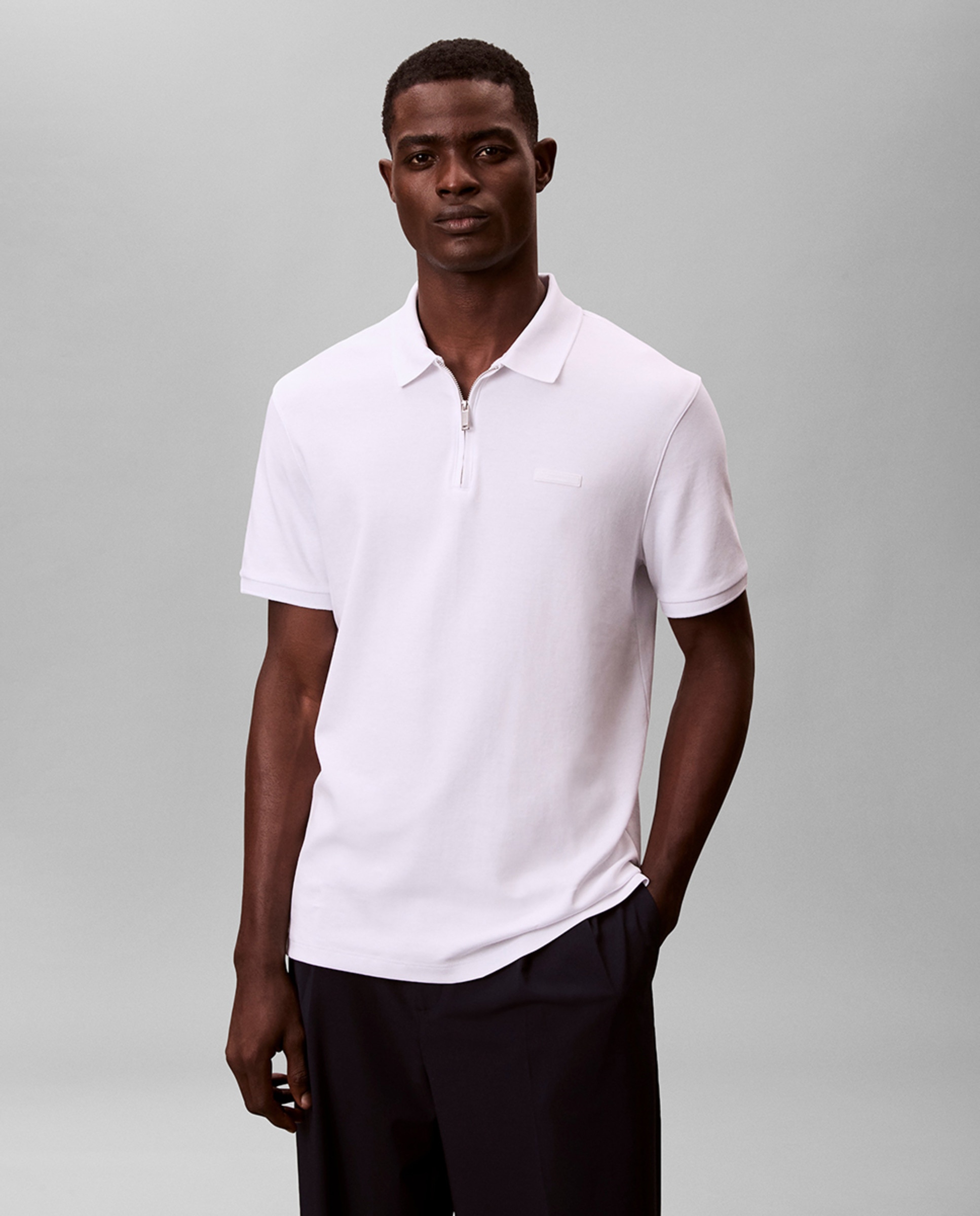 Imagem 0 de Polo com Meio Fecho de Correr