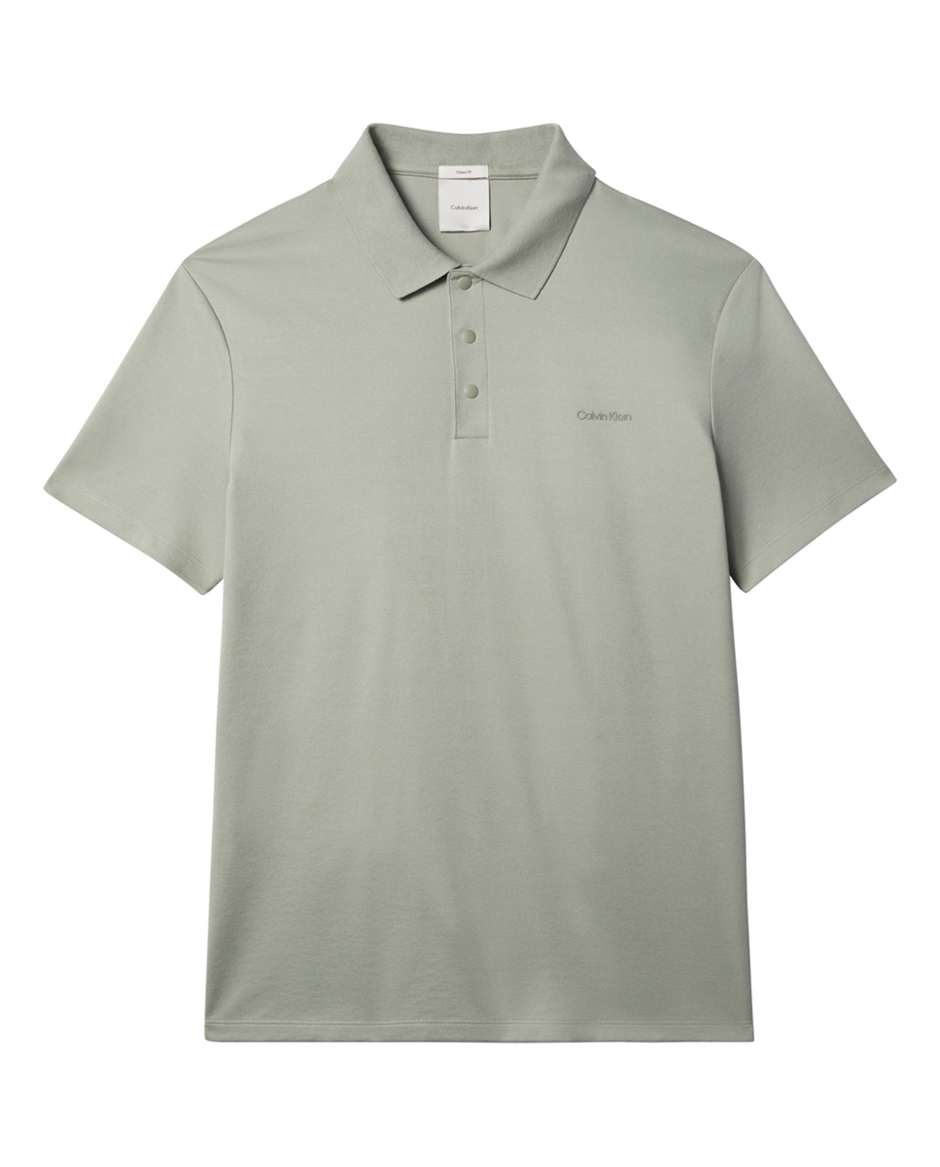Polo de Interlock Técnico Cinzento-4