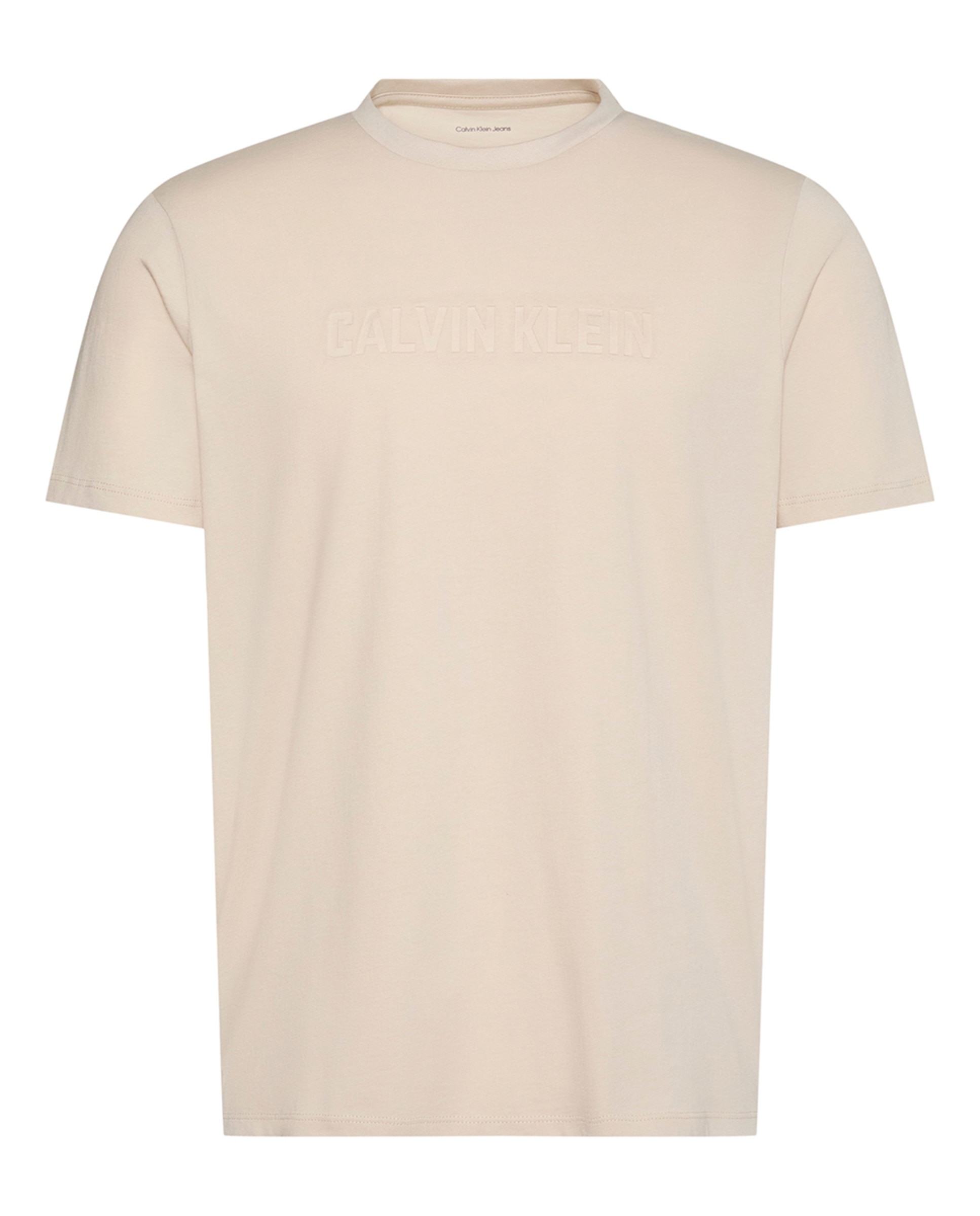 T-shirt com Logótipo Inverso Cru-4