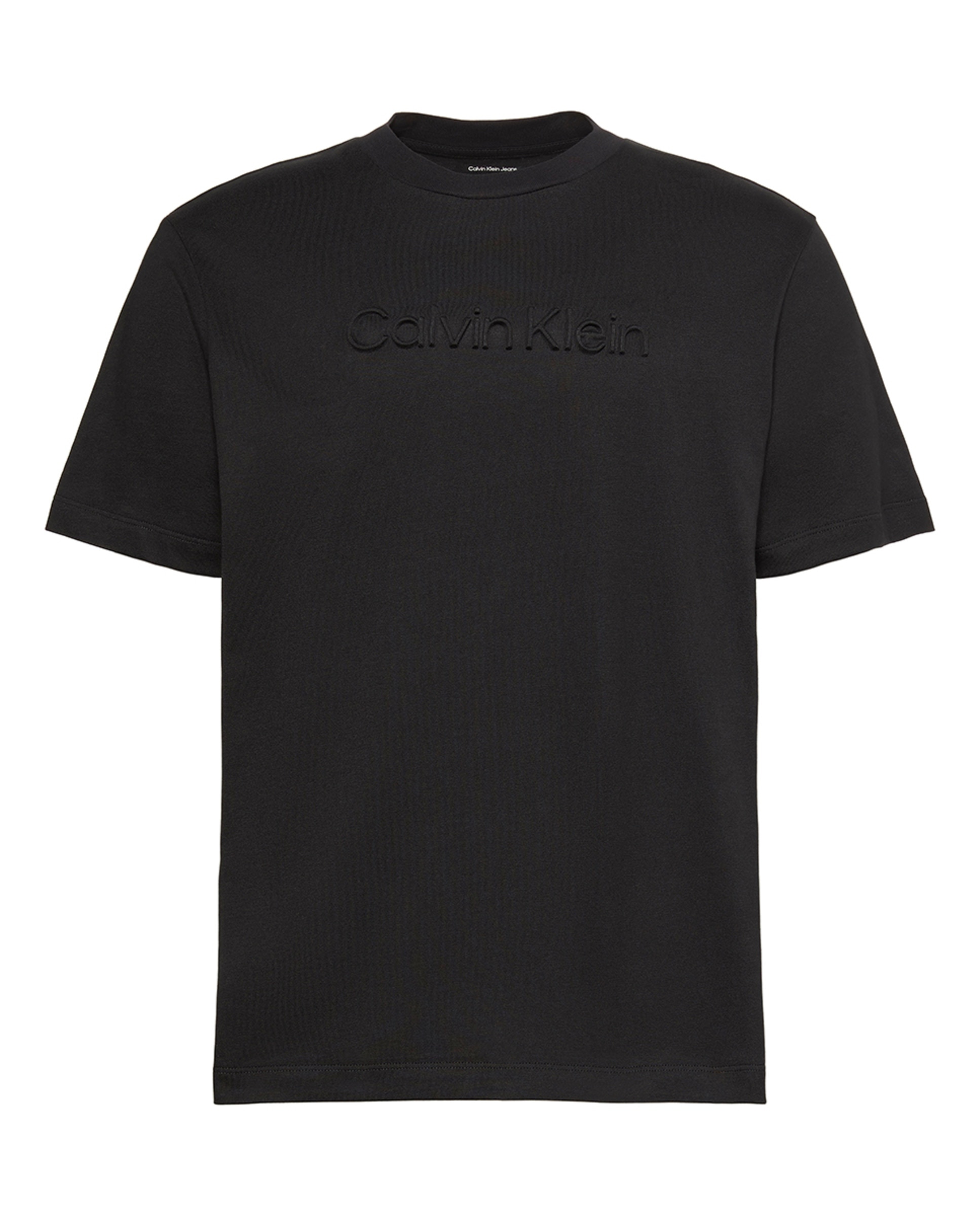 T-shirt Desportiva com Logótipo em Relevo Preto-4