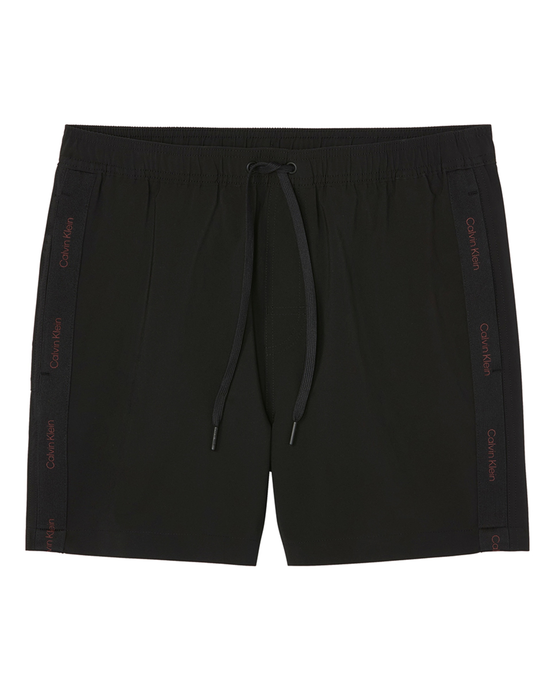 Calções de Banho com Logótipo Lateral Preto-5