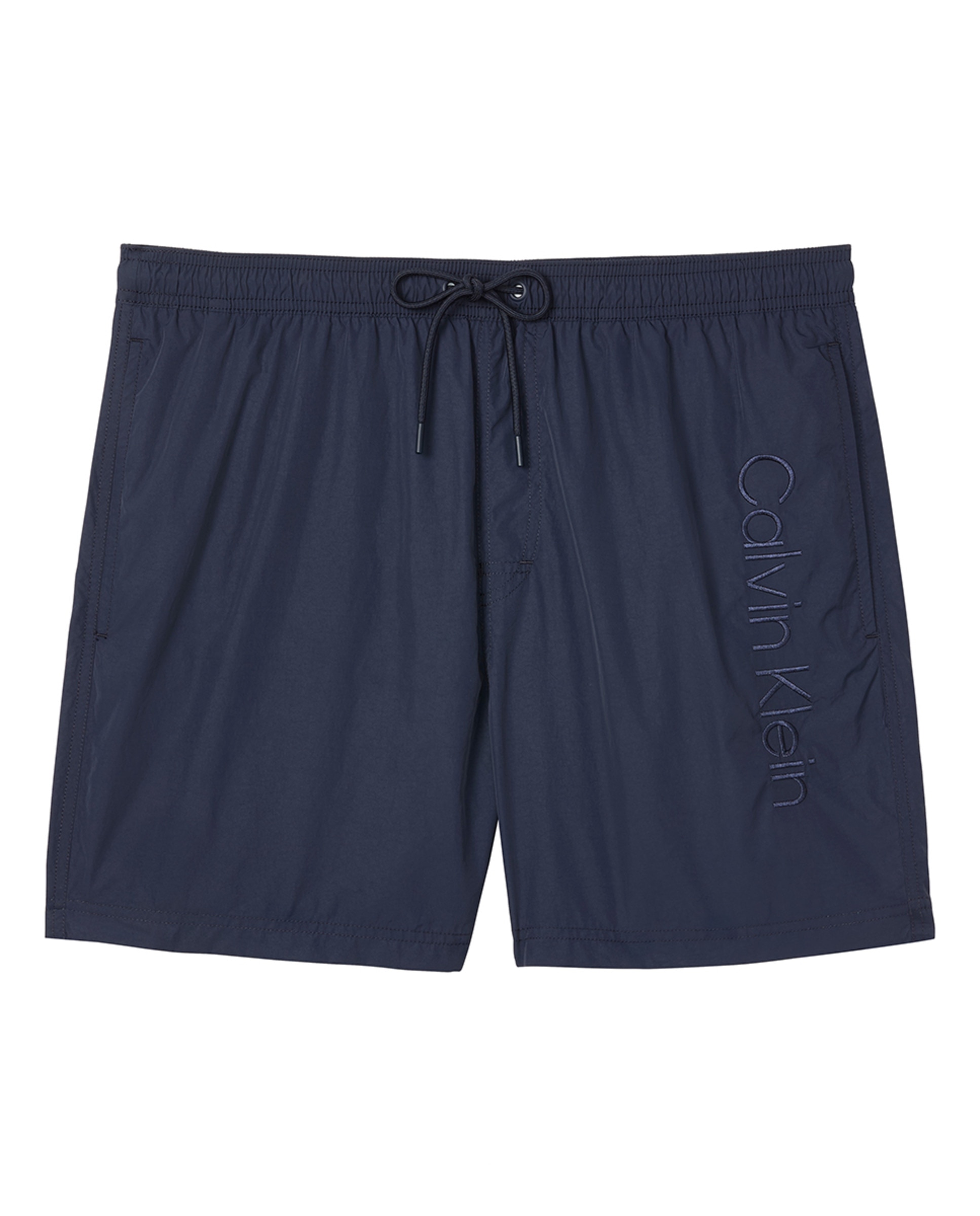 Calções de Banho com Logótipo Bordado Azul-marinho-4