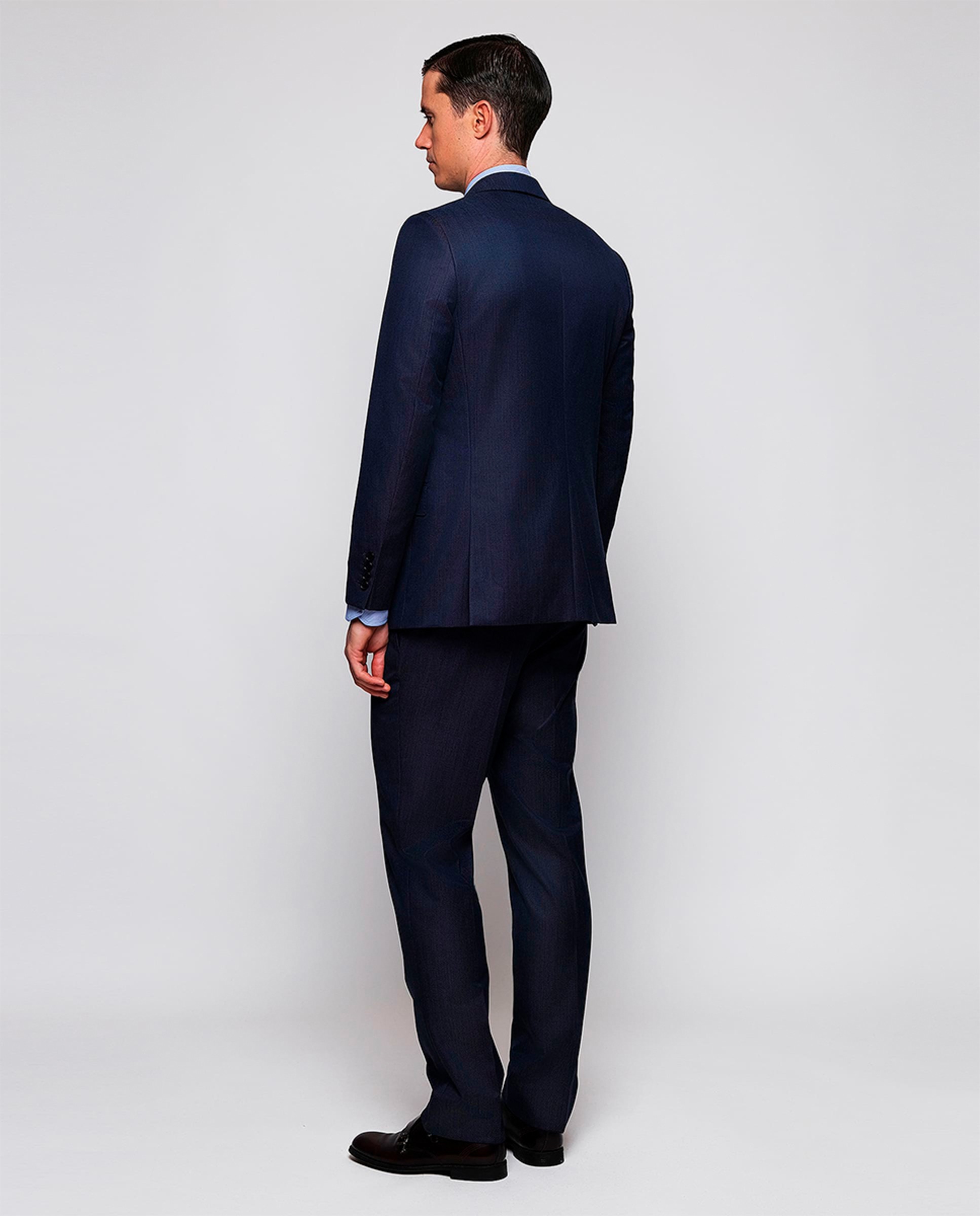 Fato Regular Fit Pinpoint Azul-marinho-2