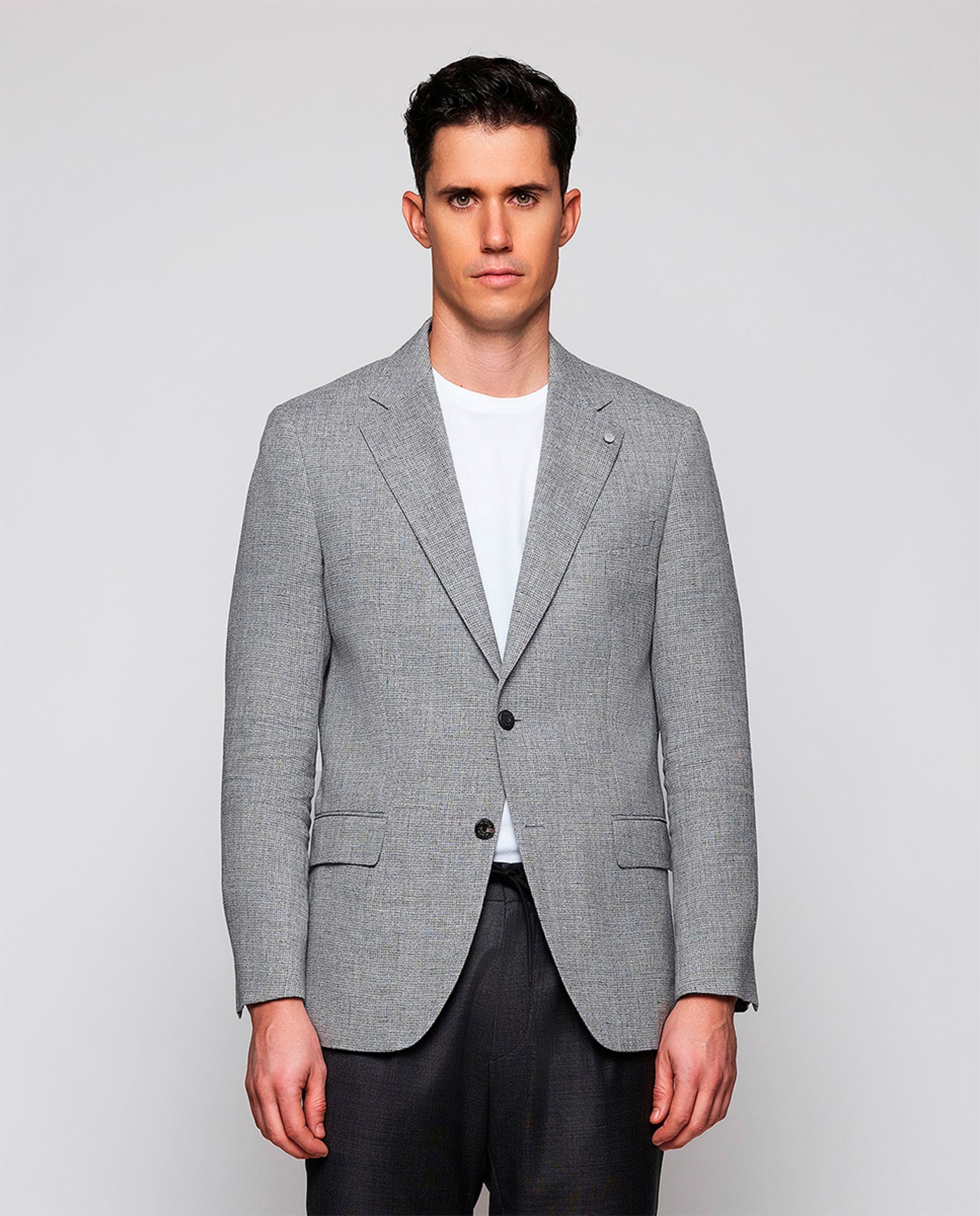 Imagem 0 de Casaco Regular Fit com Pied-de-Poule