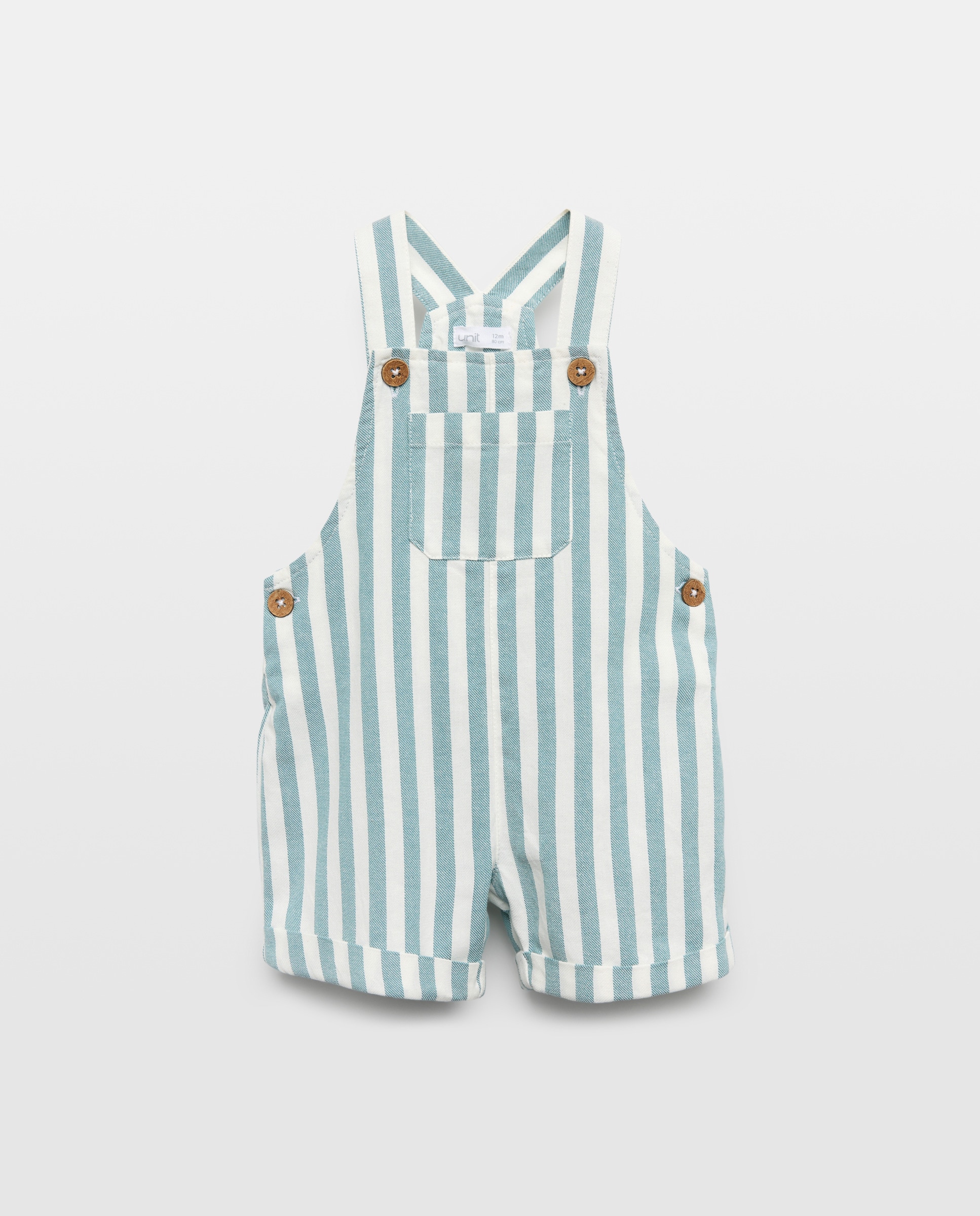 Imagen 0 de Peto de bebé corto rayas