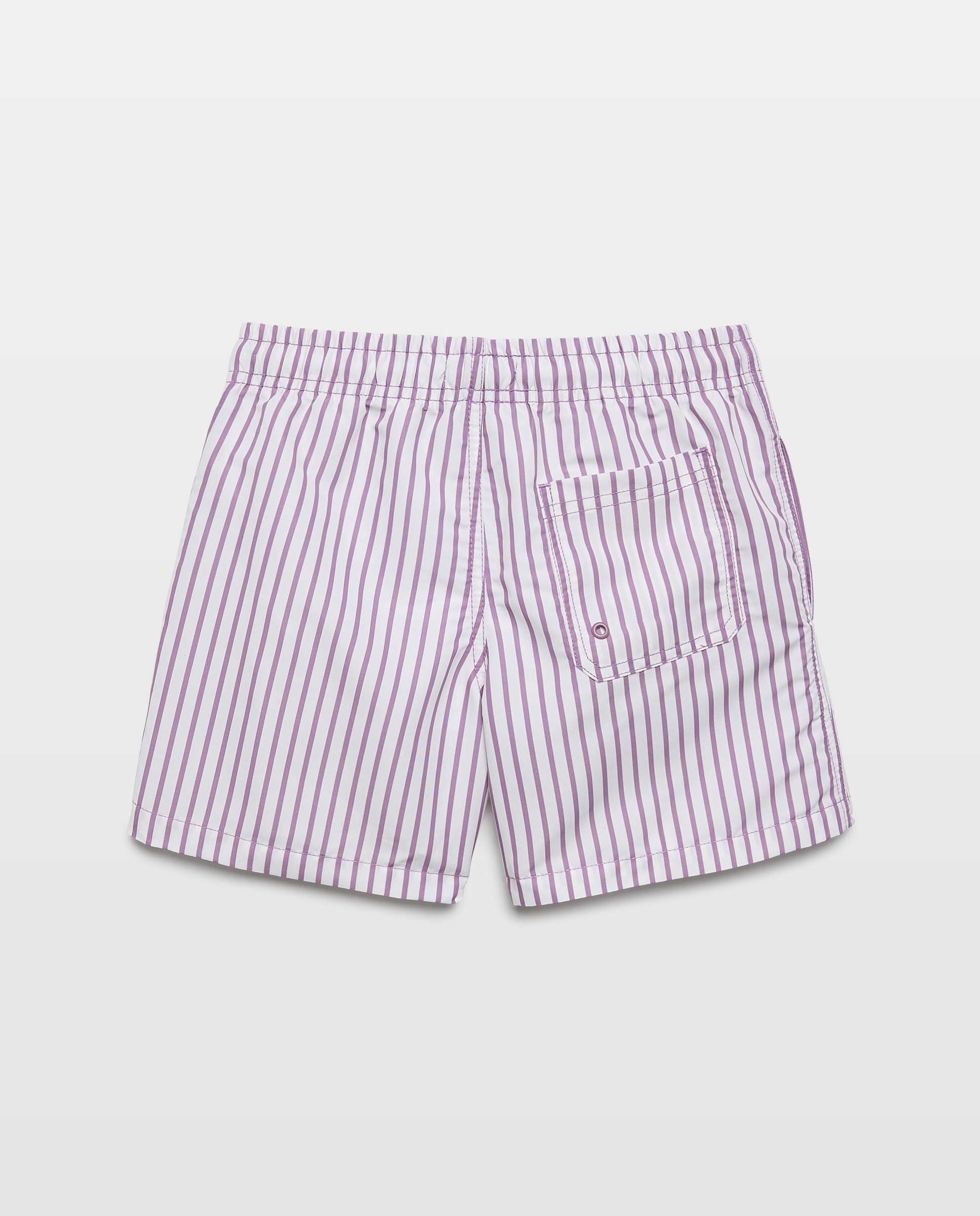 Bañador bermuda de niño raya Morado-2