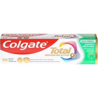 pasta de dientes prevención activa + limpieza profunda tubo 75 ml - Colgate Total
