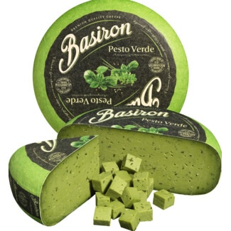 Queijo Gouda com Pesto Verde - Basiron