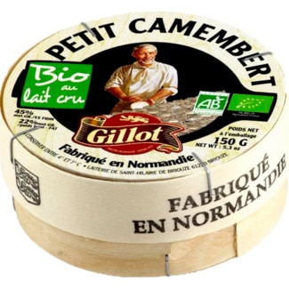 Queijo Petit Camembert Biológico unidade 150 g - Gillot