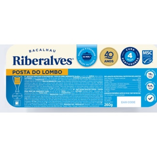 Posta do Lombo Cura 4 Meses embalagem 260 g - Riberalves