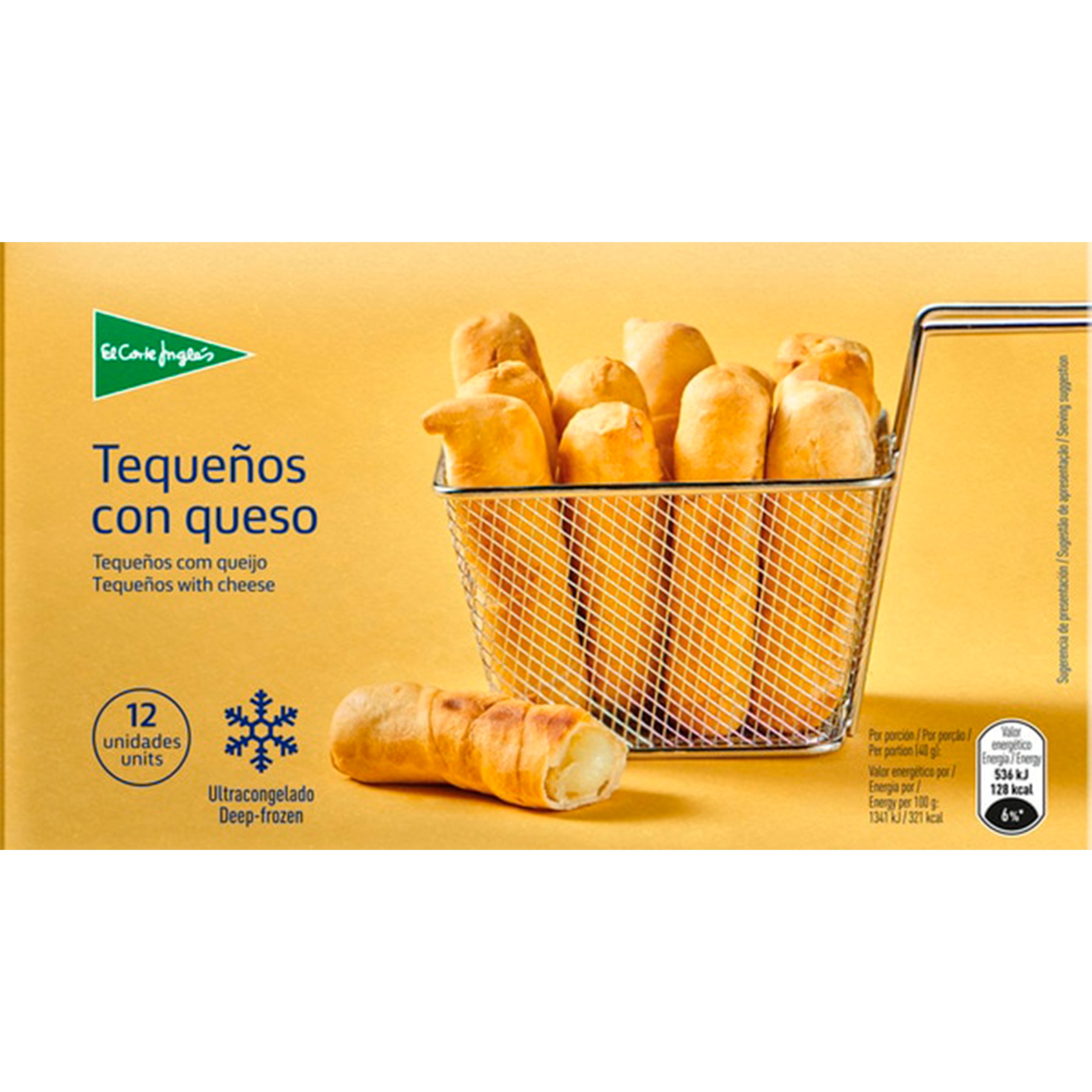 Tequeños de Queijo embalagem 480 g