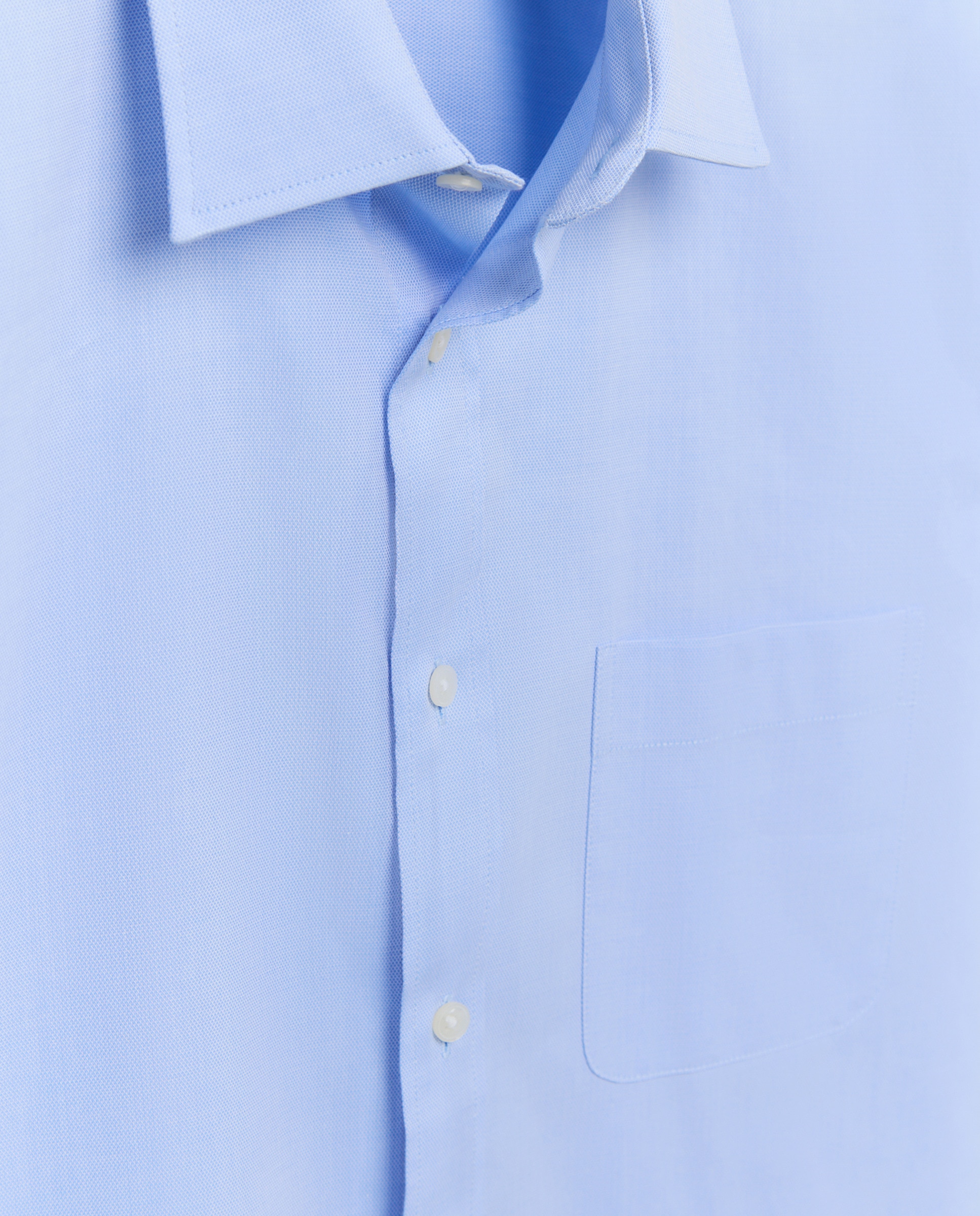Camisa Classic Fit Clássico Estrutura Padrão Clássico Azul Céu-5