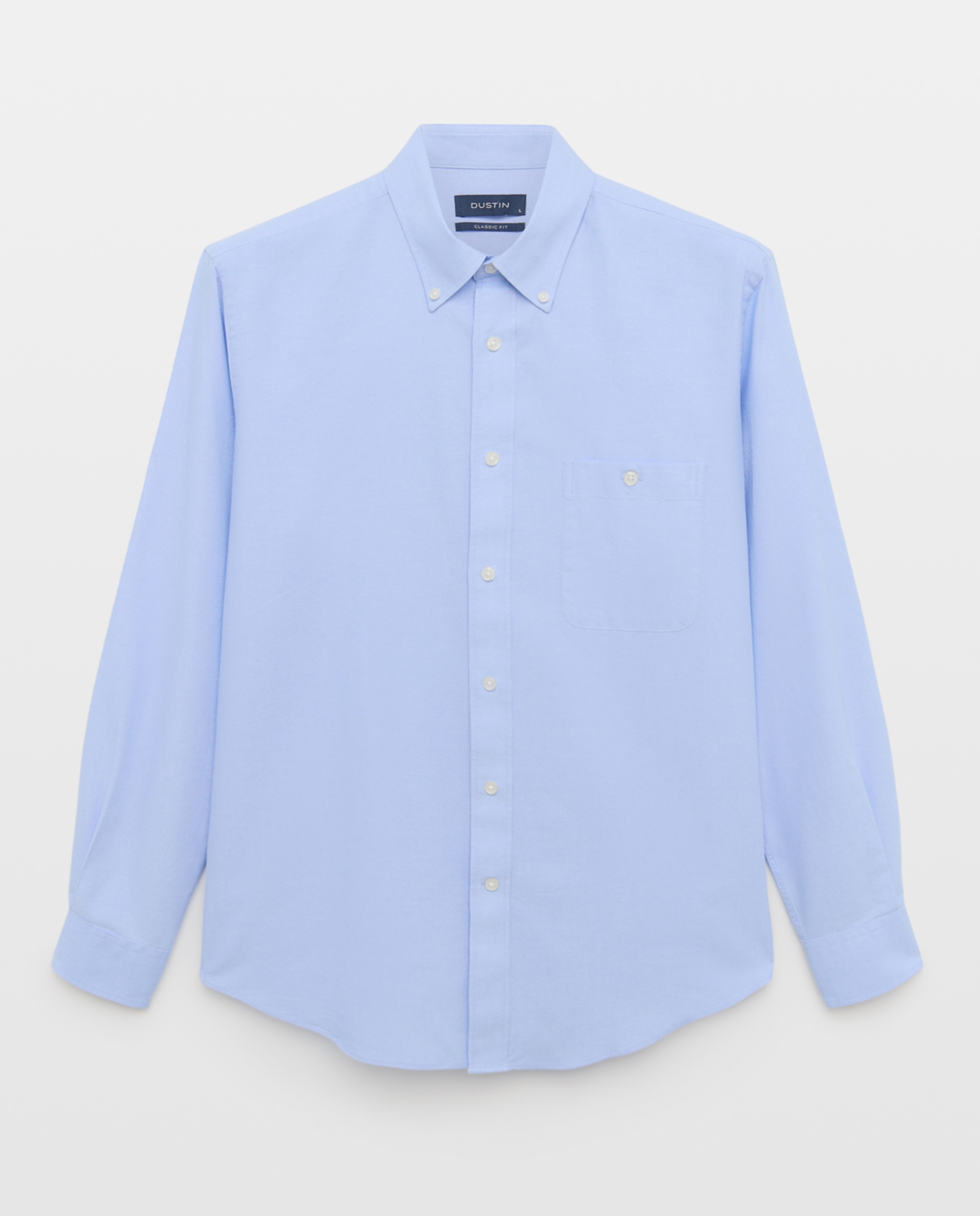 Camisa de hombre Oxford classic fit - Dustin - Azul claro Azul claro-4