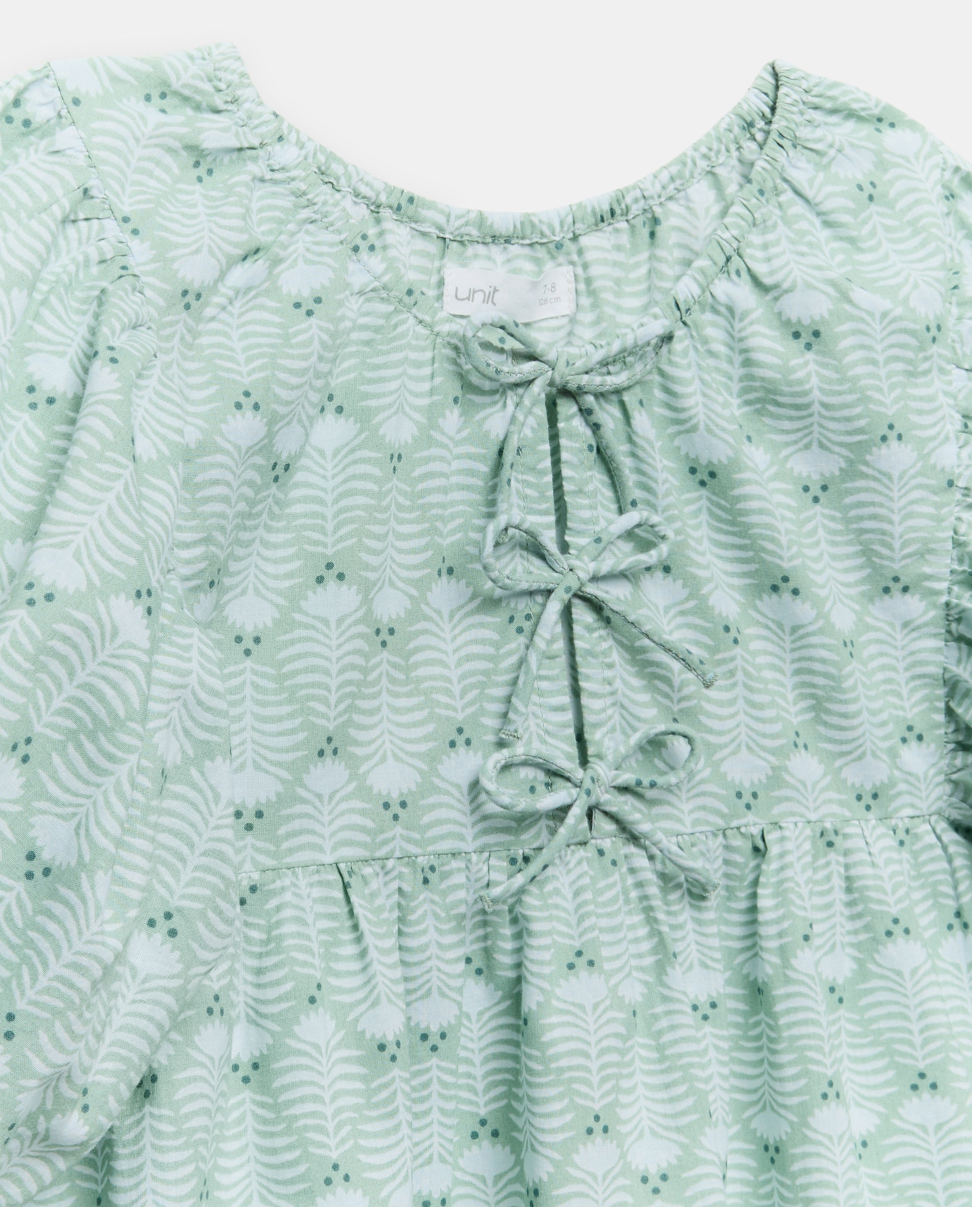 Kaftan niña clavel 530 Verde oscuro-3