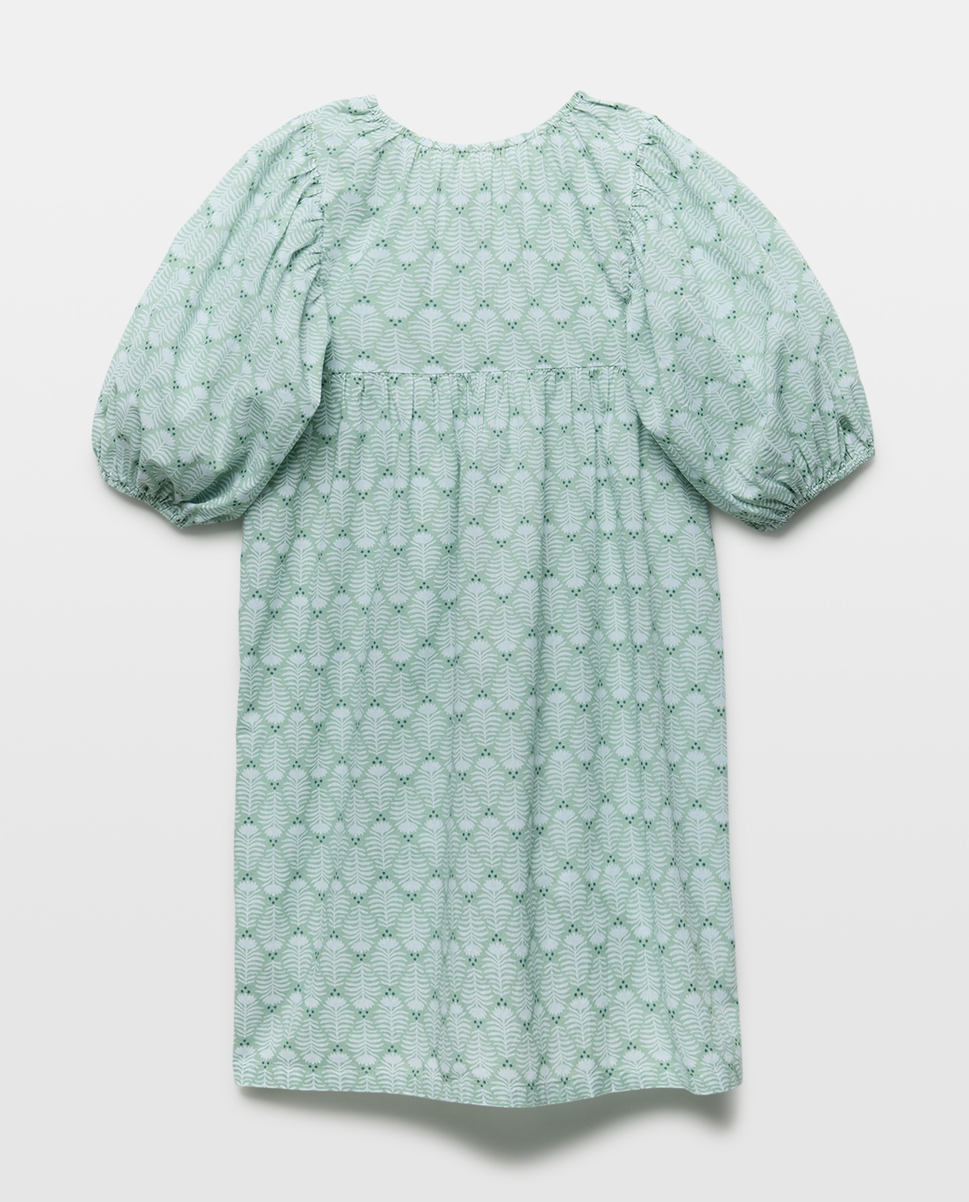 Kaftan niña clavel 530 Verde oscuro-2