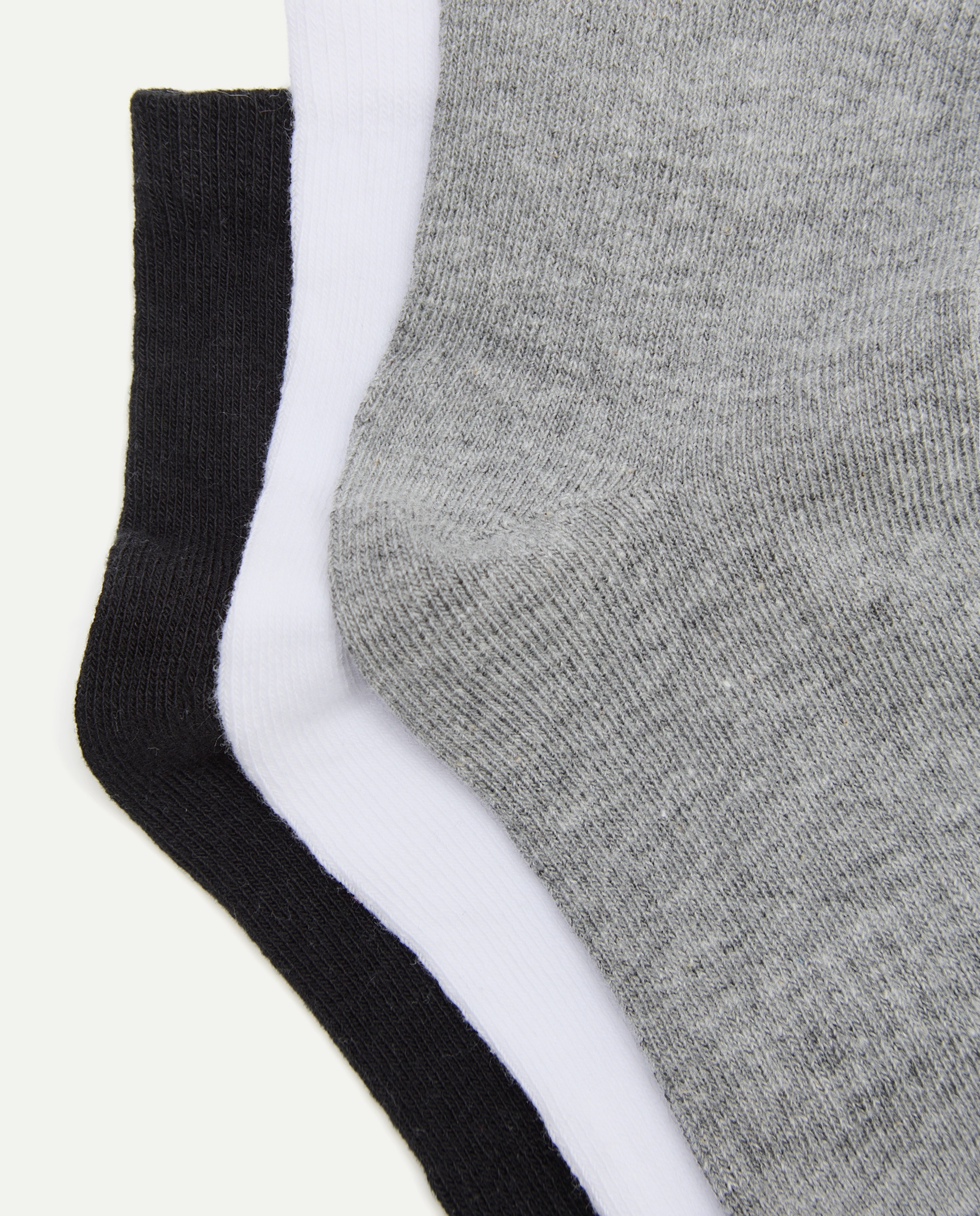 Conjunto de 3 Pares de Meias Desportivas Multicolor-3