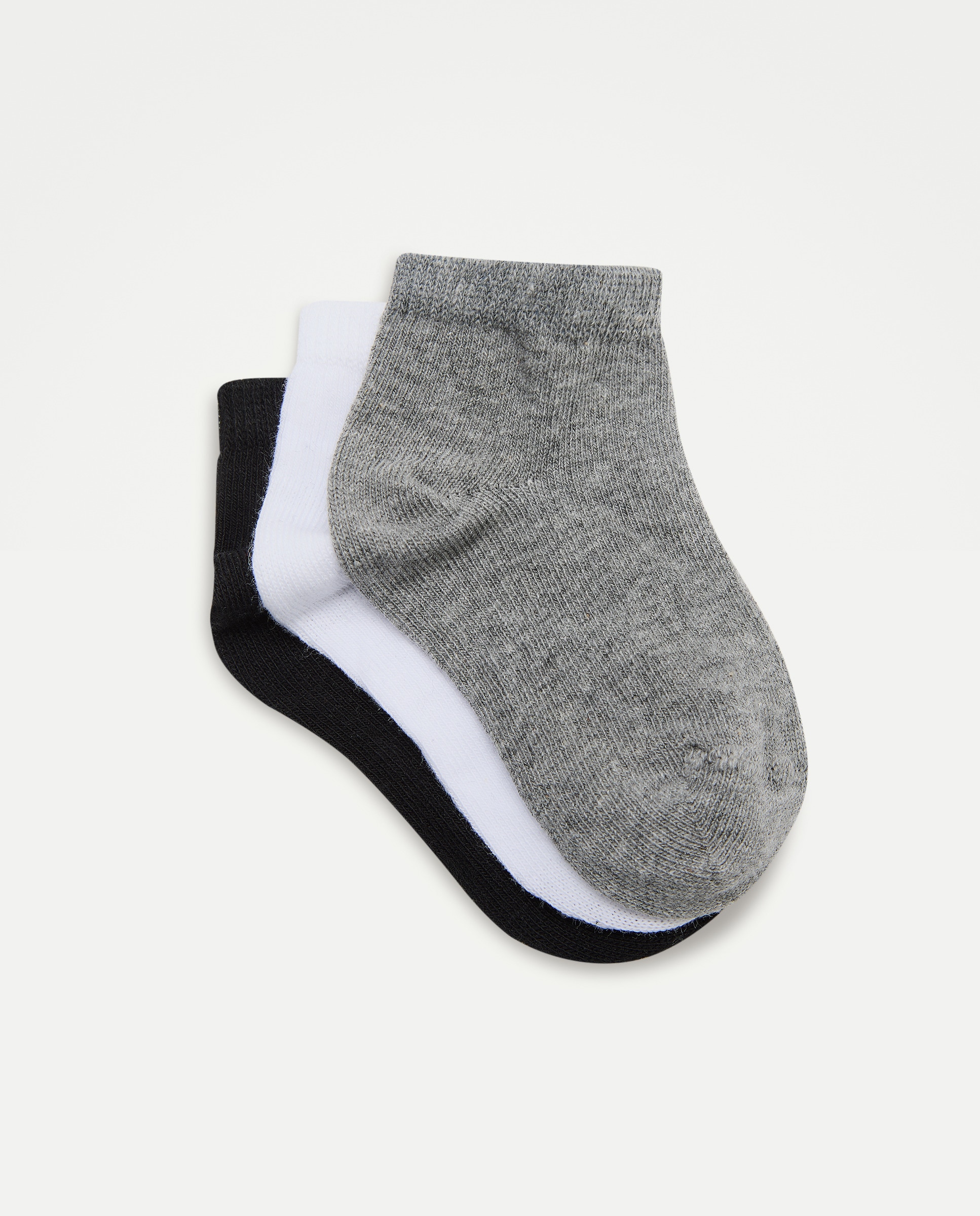 Pack de tres calcetines tobilleros de bebé - Cotton Juice - Multicolor Multicolor-1