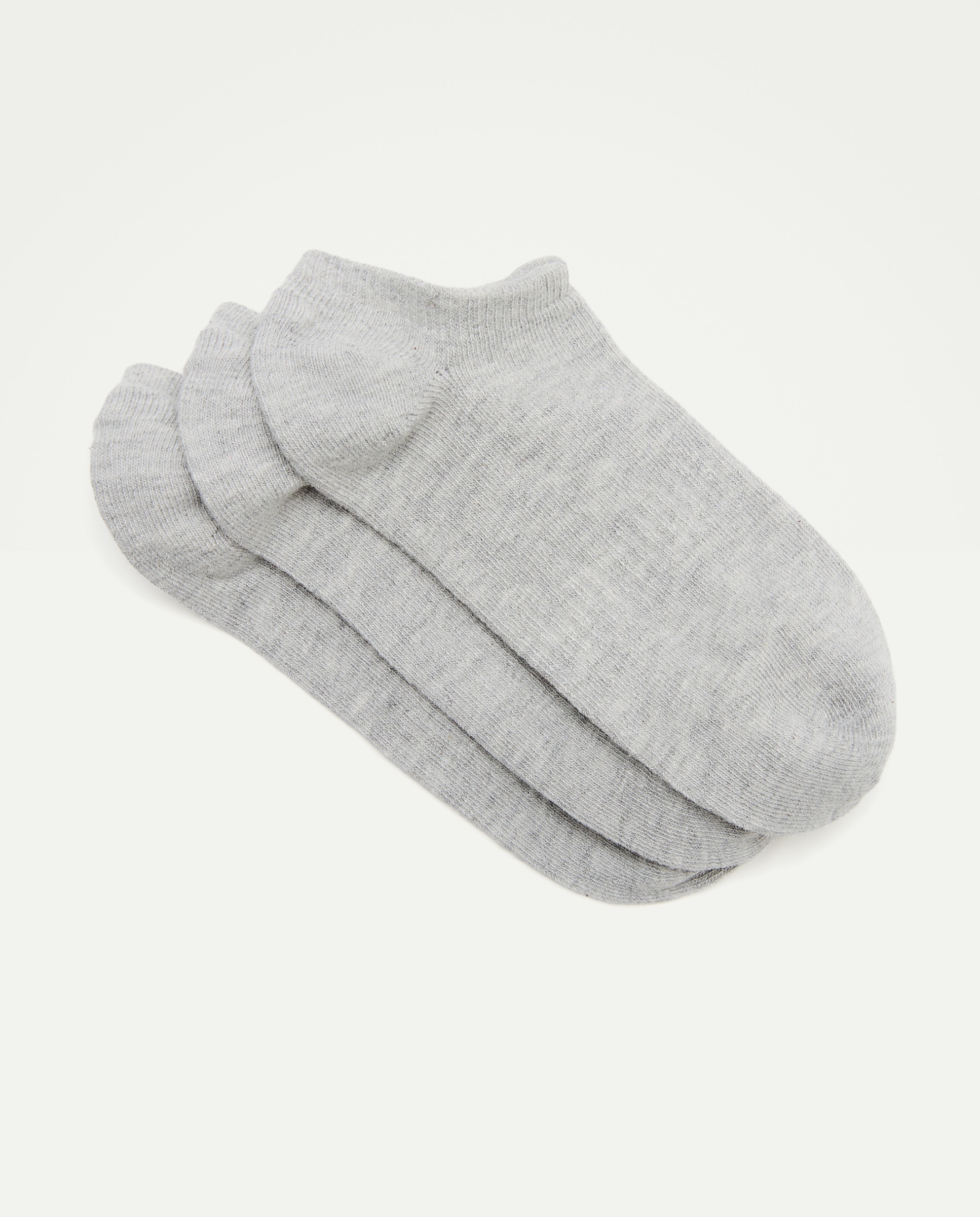 Pack de tres pinkies en color liso - Cotton Juice - Gris Gris-1