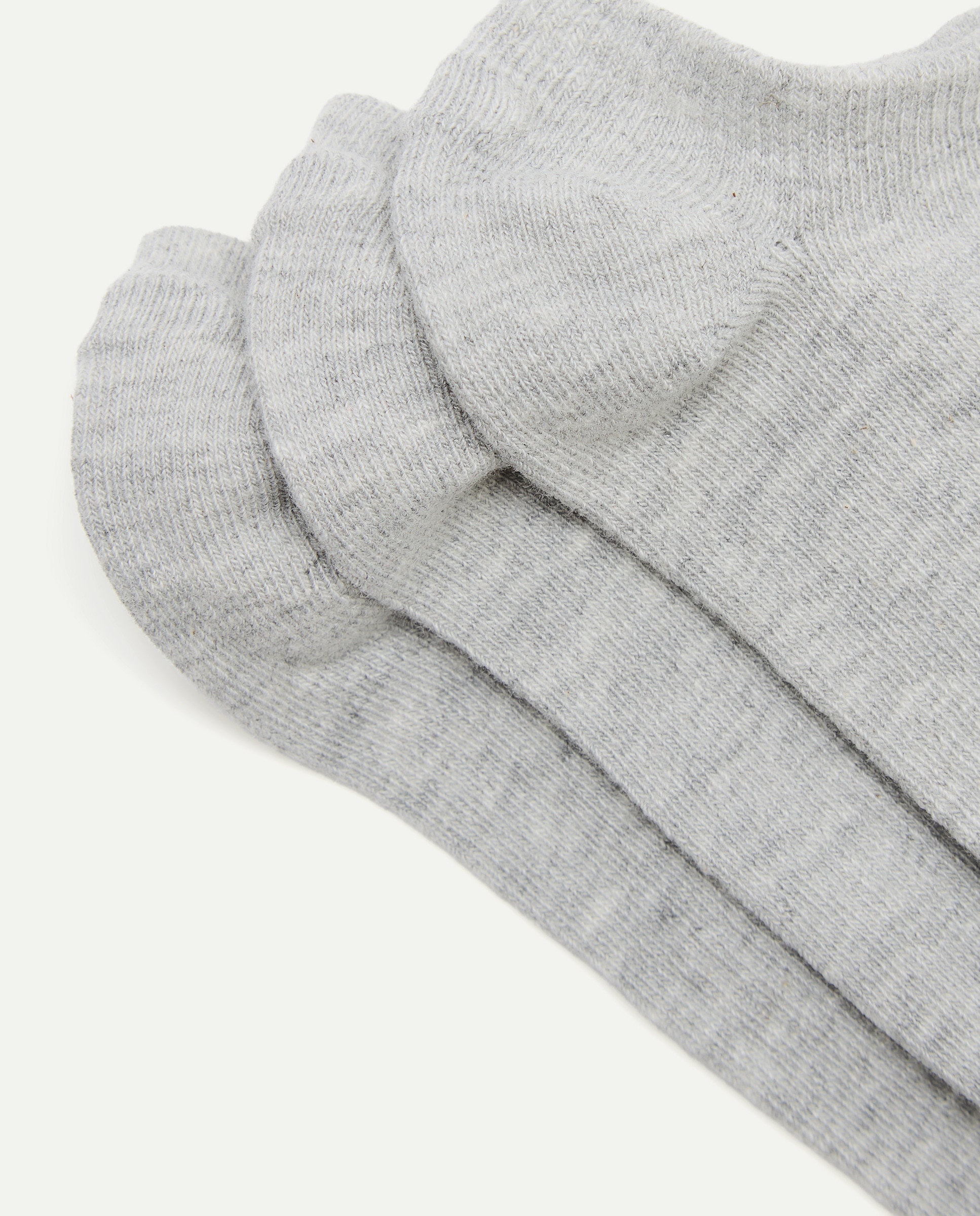 Pack de tres pinkies en color liso - Cotton Juice - Gris Gris-2