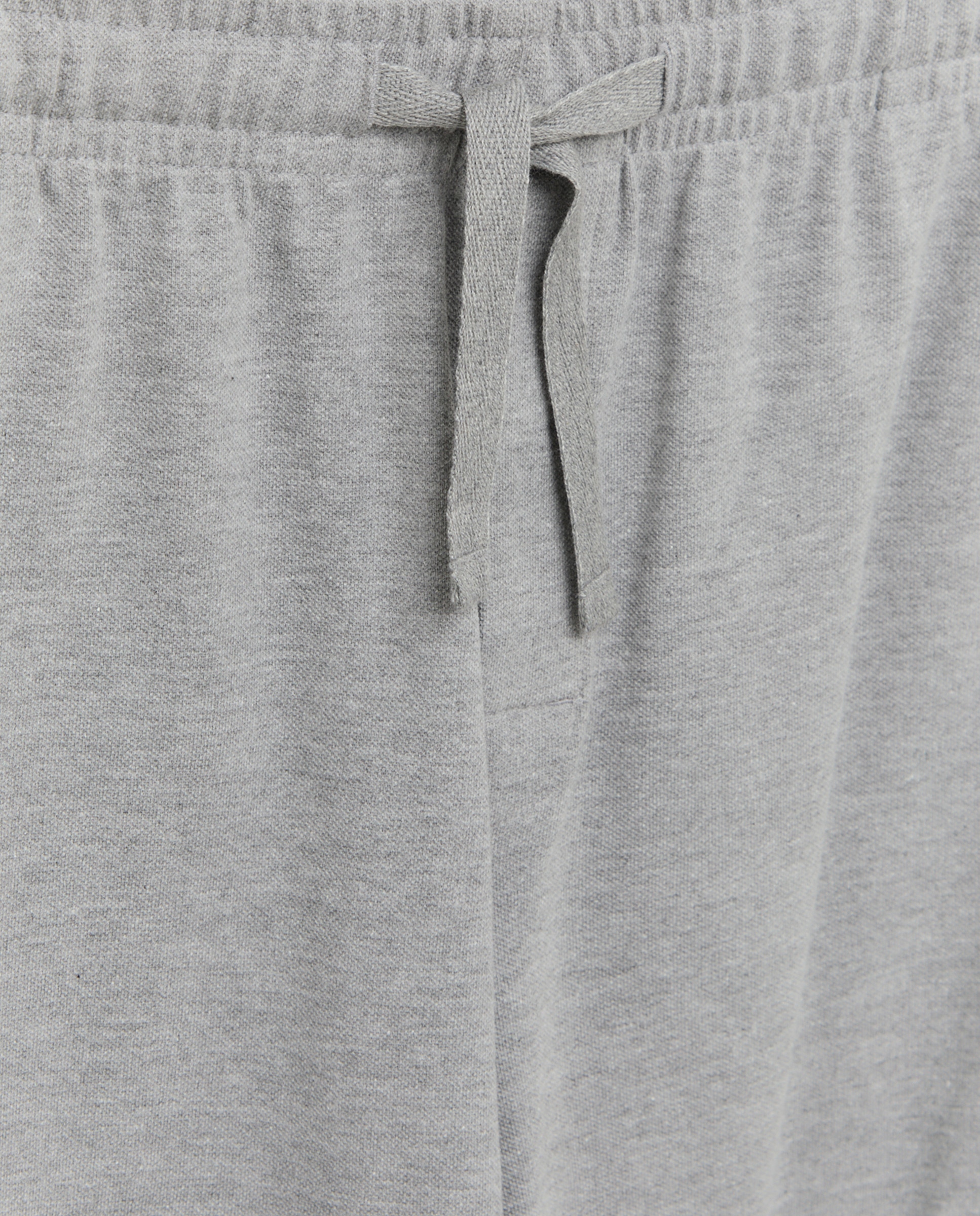 Pijama Curto Liso Cinzento-claro-4