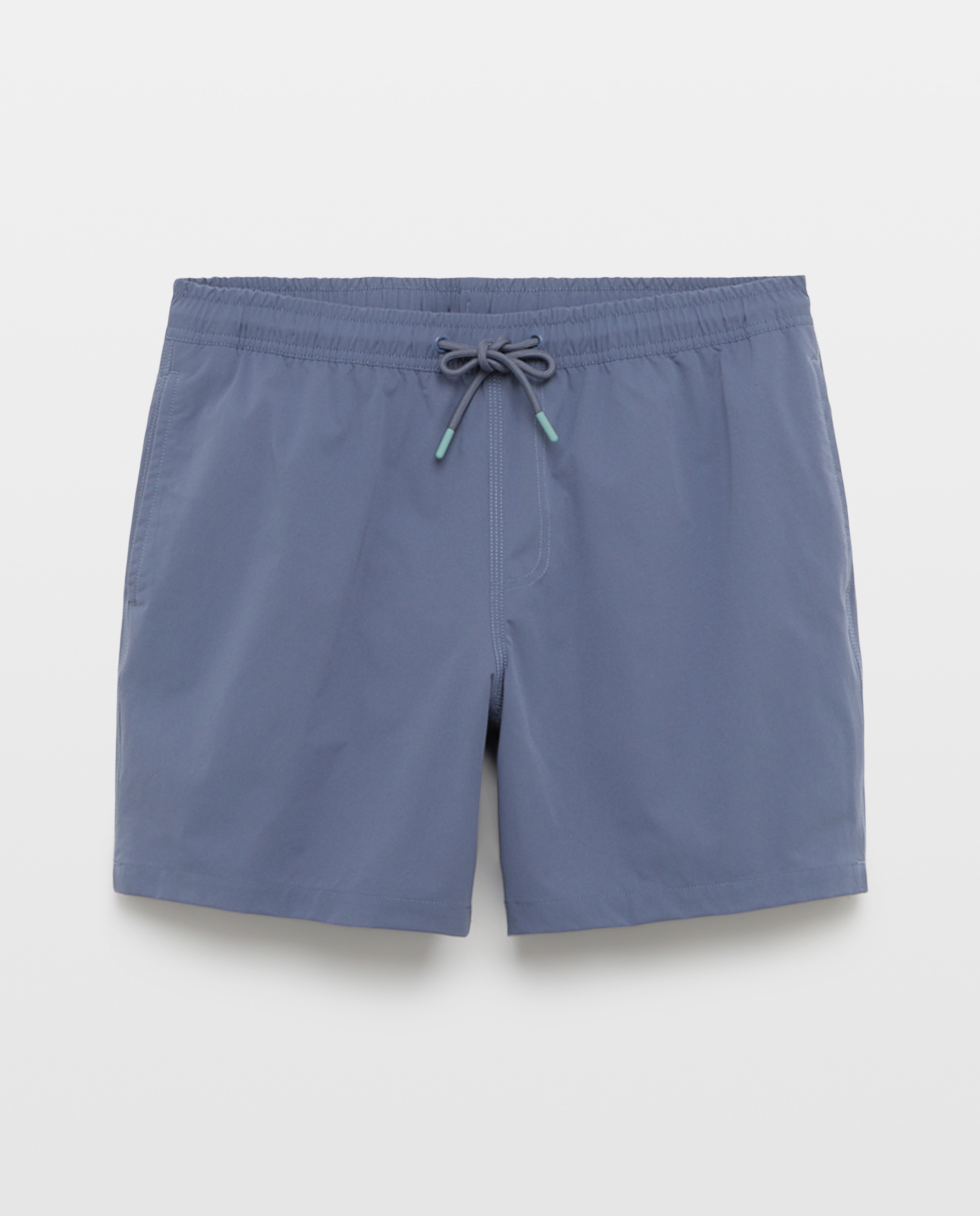 Bañador liso hombre 400 Azul-3