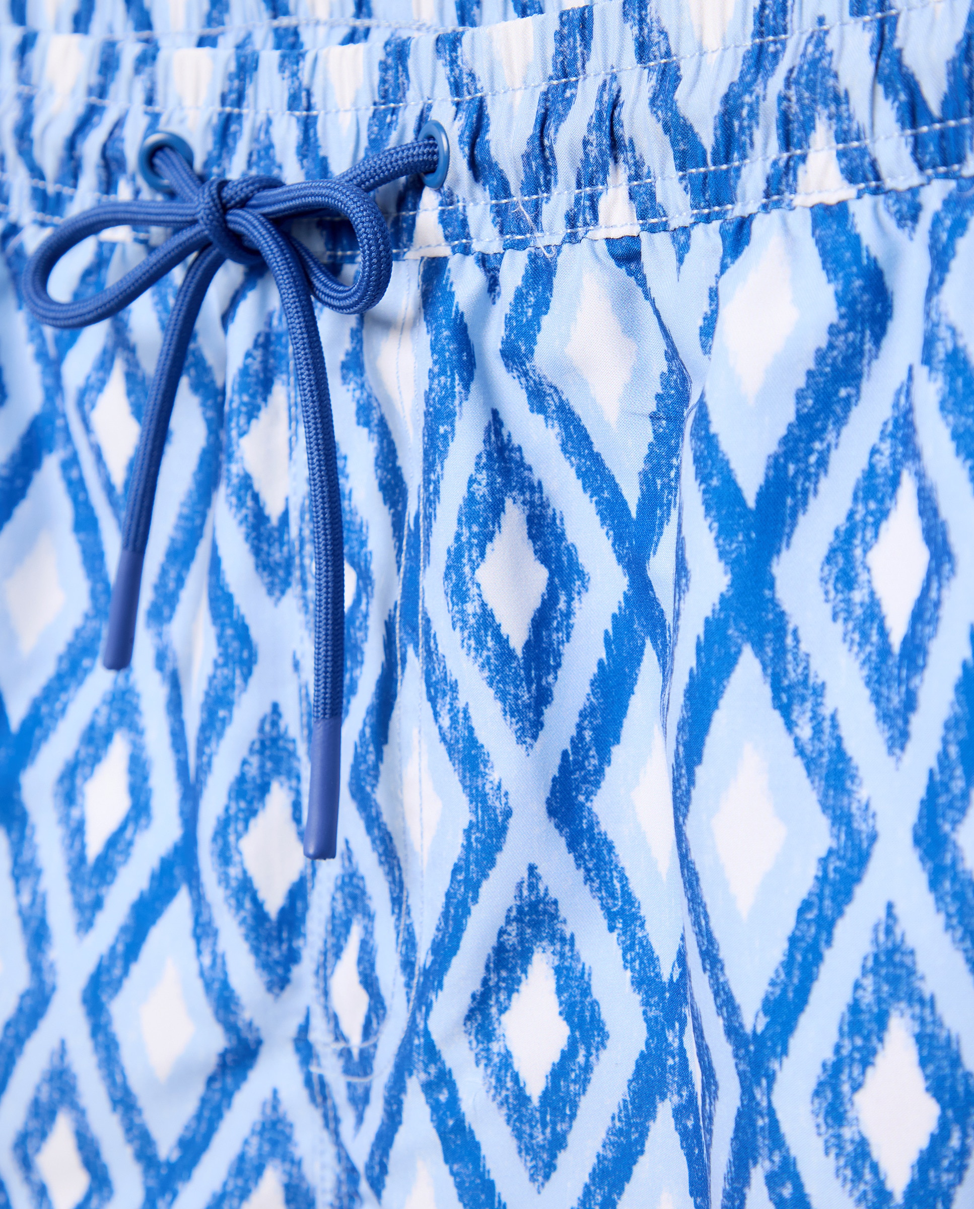 Bañador estampado ikat hombre 440 Azulón-4