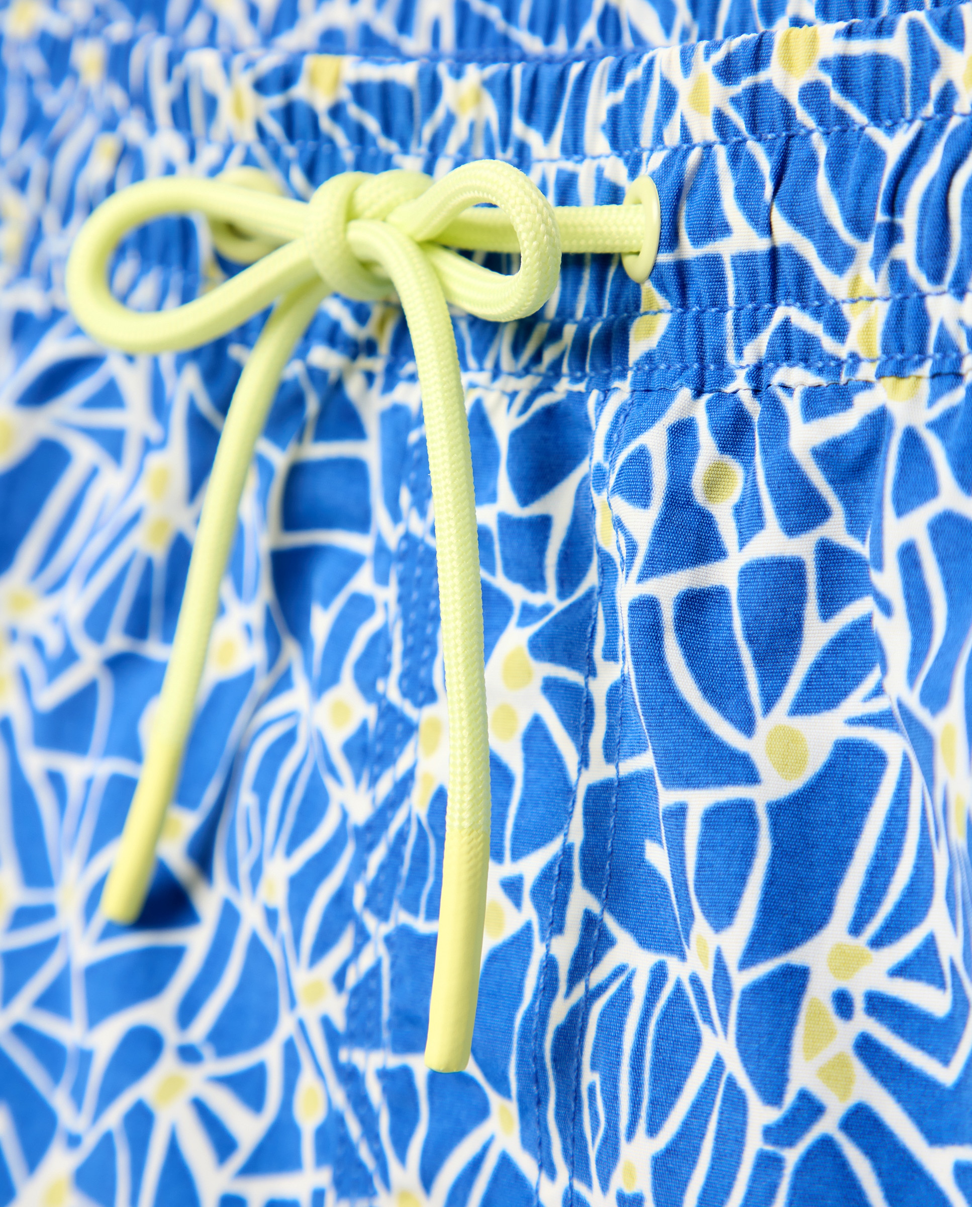 Bañador estampado mosaico hombre 440 Azulón-4
