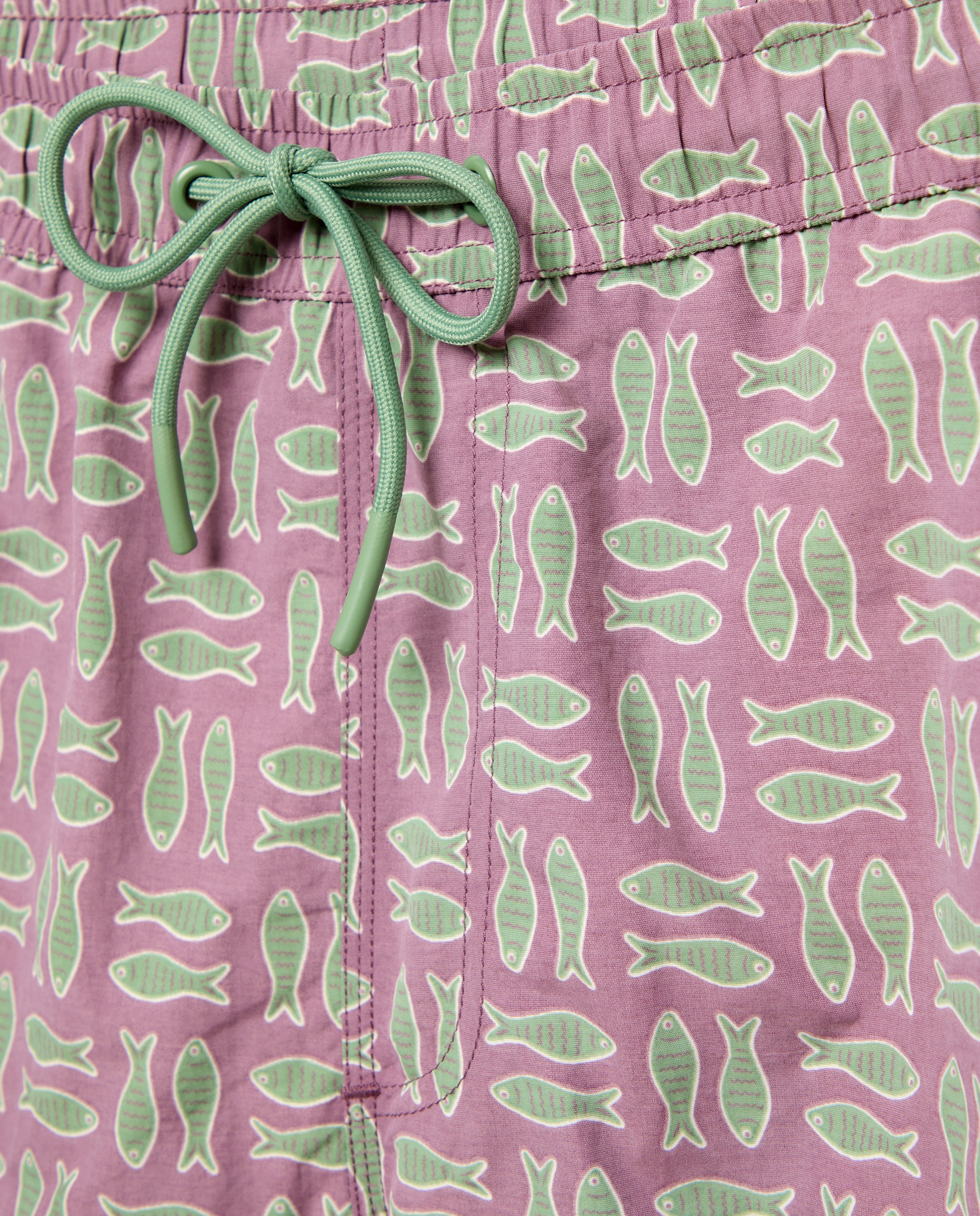Bañador estampado sardinas hombre 282 Malva-4