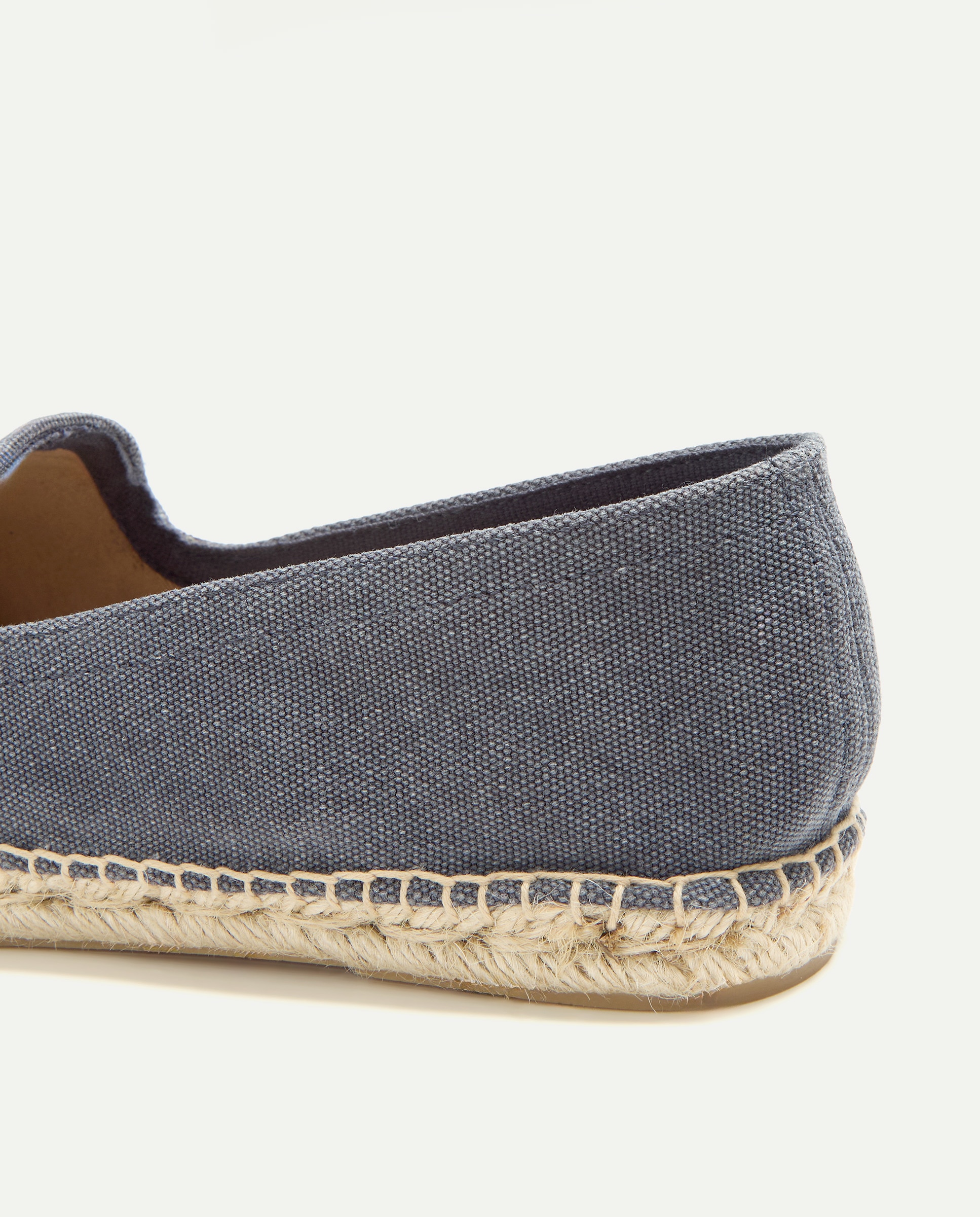 Alpargata lona lavada de hombre con piso de yute Azul marino-5
