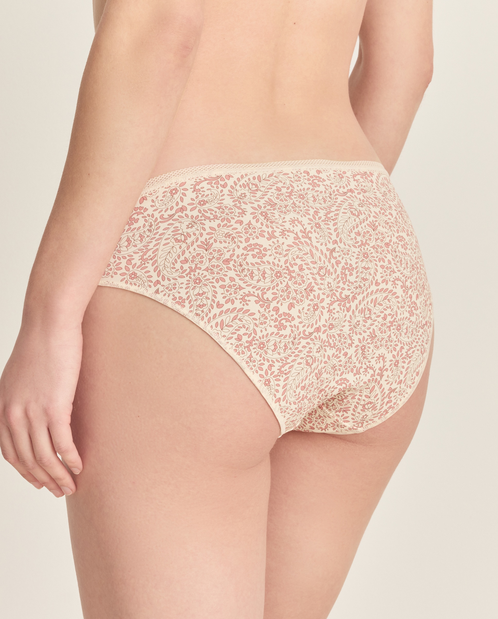 Pack de 3 Cuecas de Microfibra Floral Rosa-2